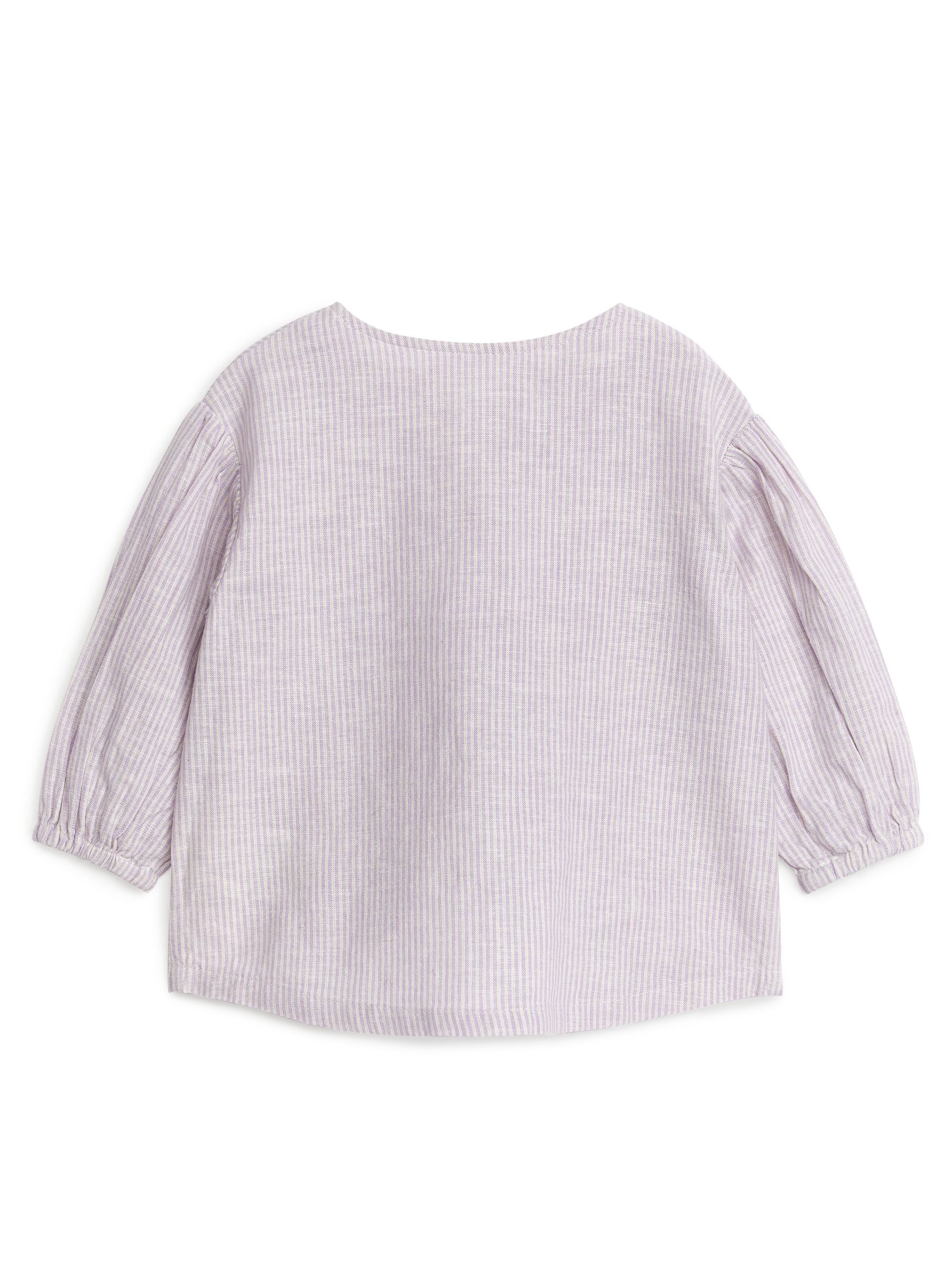 Leinenbluse - Flieder/weiß - Relaxed Fit - Kinder - StillMedia/DescriptiveStillLife - 1