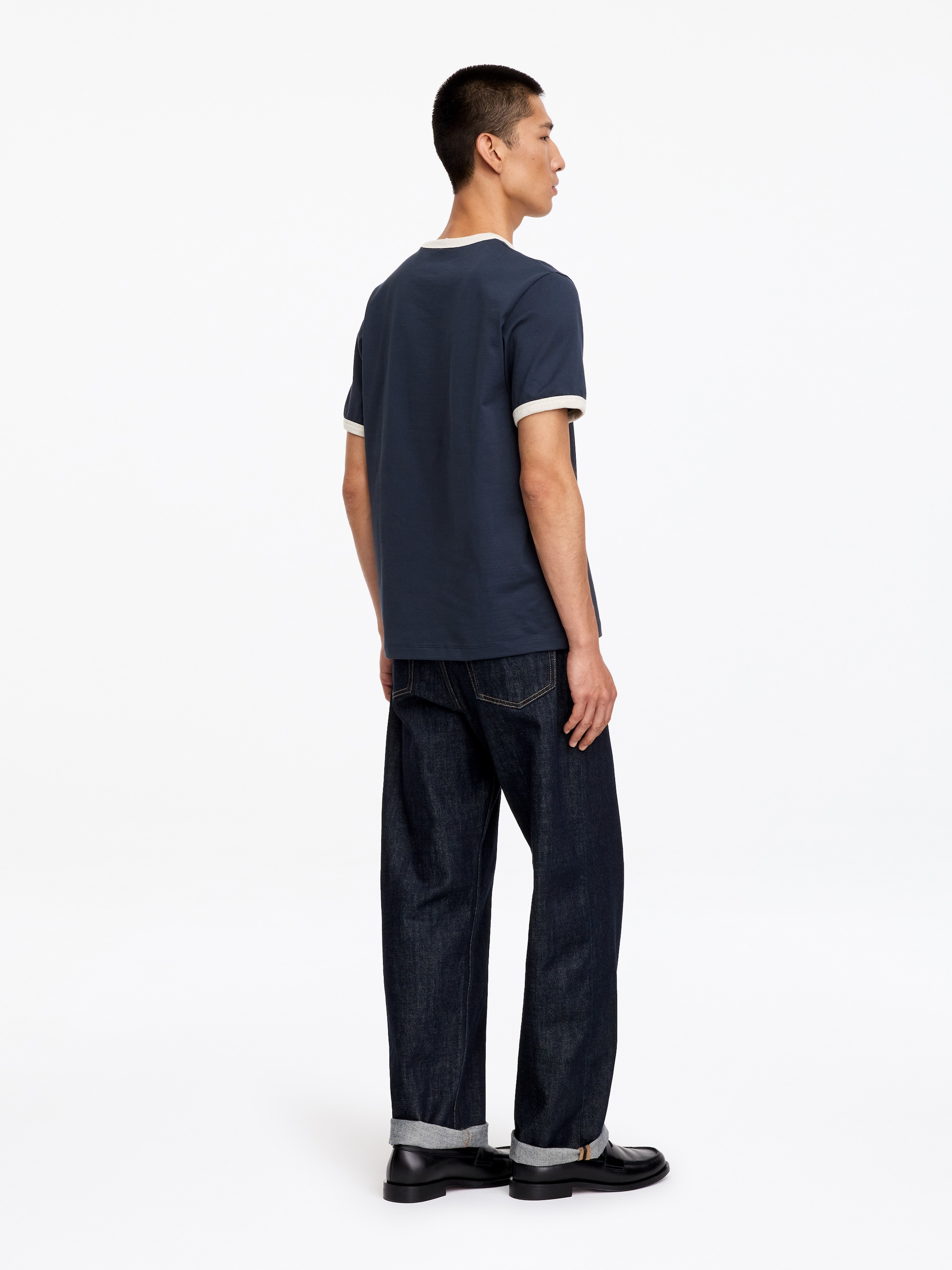 Camiseta entallada - Azul oscuro - Corte estándar - men - StillMedia/Lookbook - 9