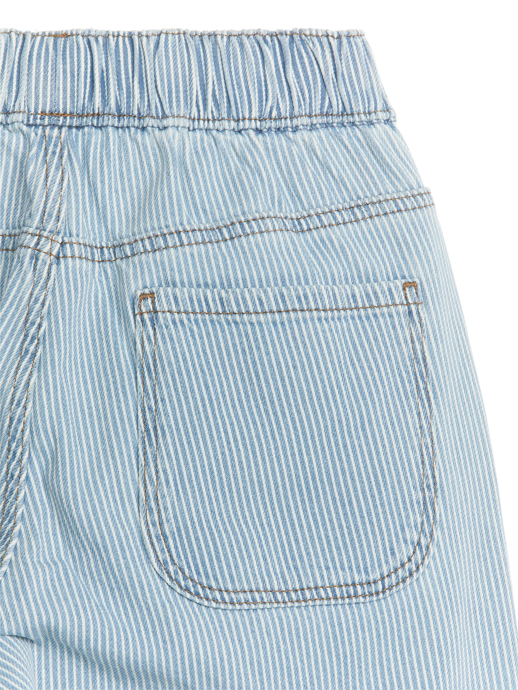 Hickory Stripe Trousers - Light Blue - Relaxed fit - Children - StillMedia/DescriptiveDetail - 3