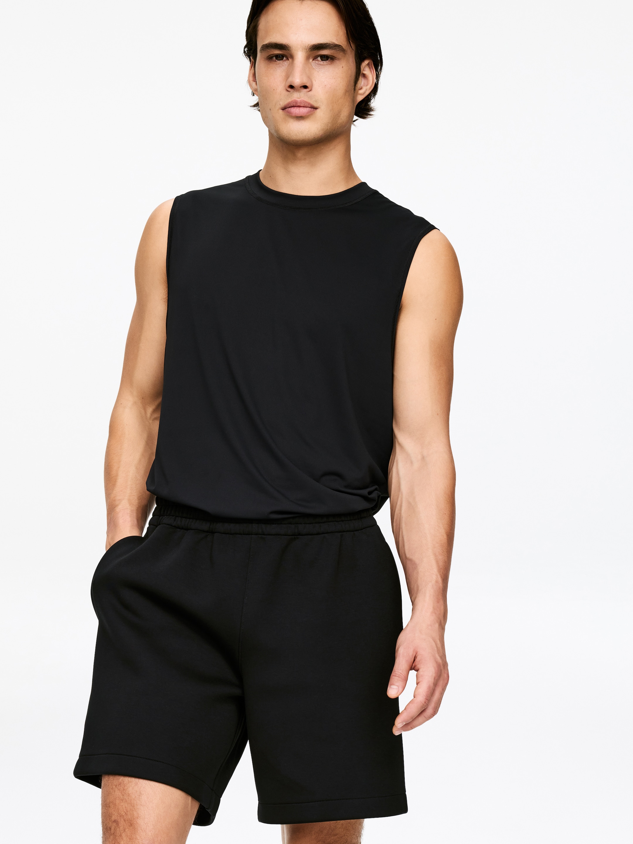 ARKET ACTIVE Jerseyshorts - Schwarz - Loose Fit - Herren - StillMedia/Lookbook - 6