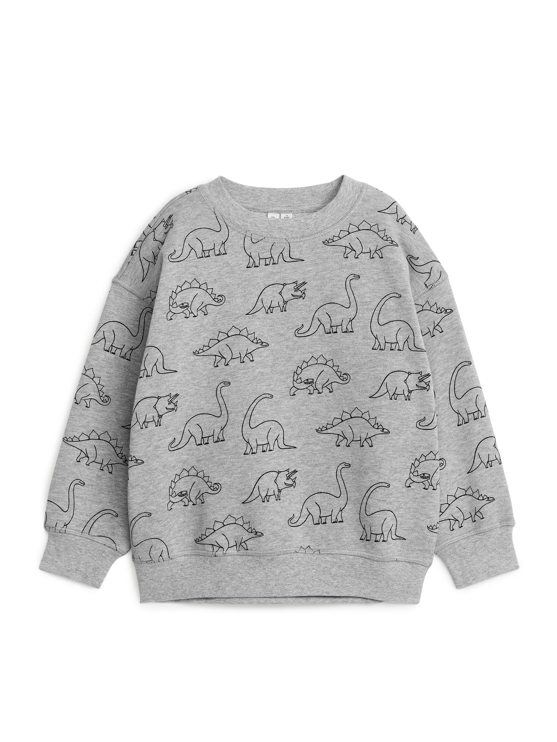 Relaxed Sweatshirt - Grey/Dino - Regular fit - Children - StillMedia/DescriptiveStillLife - 1