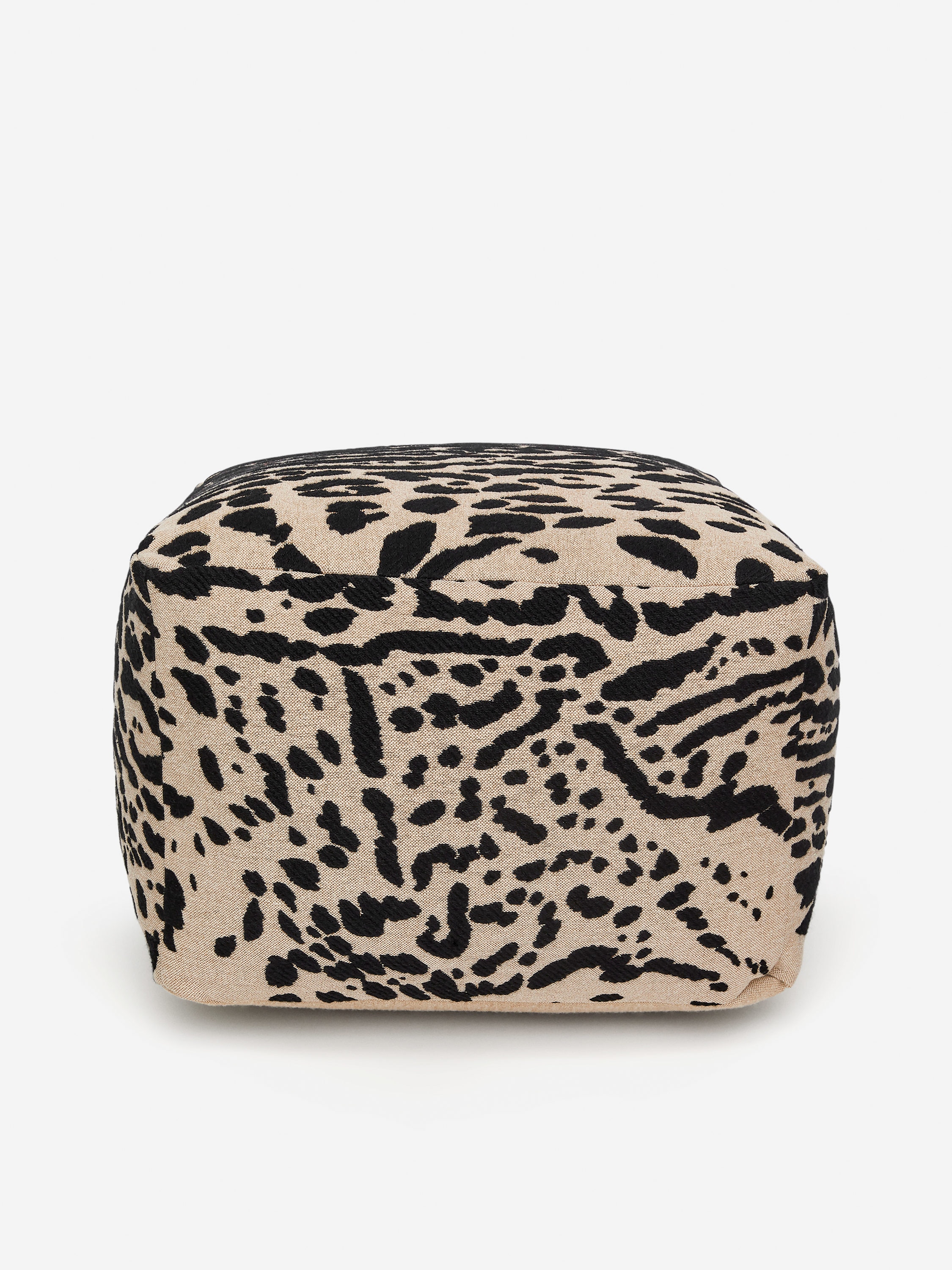 Cotton-Wool Pouffe-#D4C5A8-16075