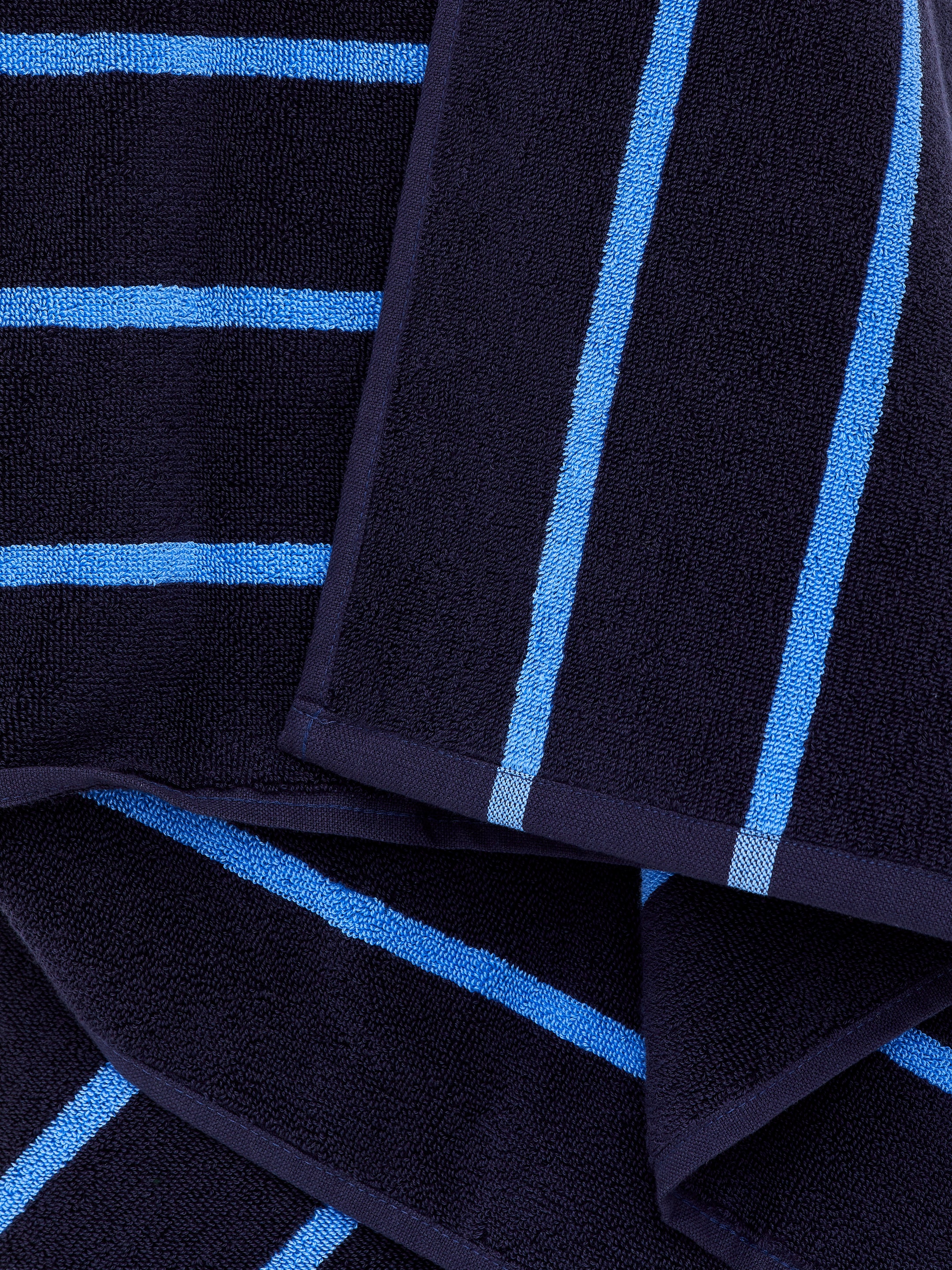 Grösseres Bild ansehen: Badetuch 80 x 165 cm - Blau/Streifen - HOME | H&M CH 3