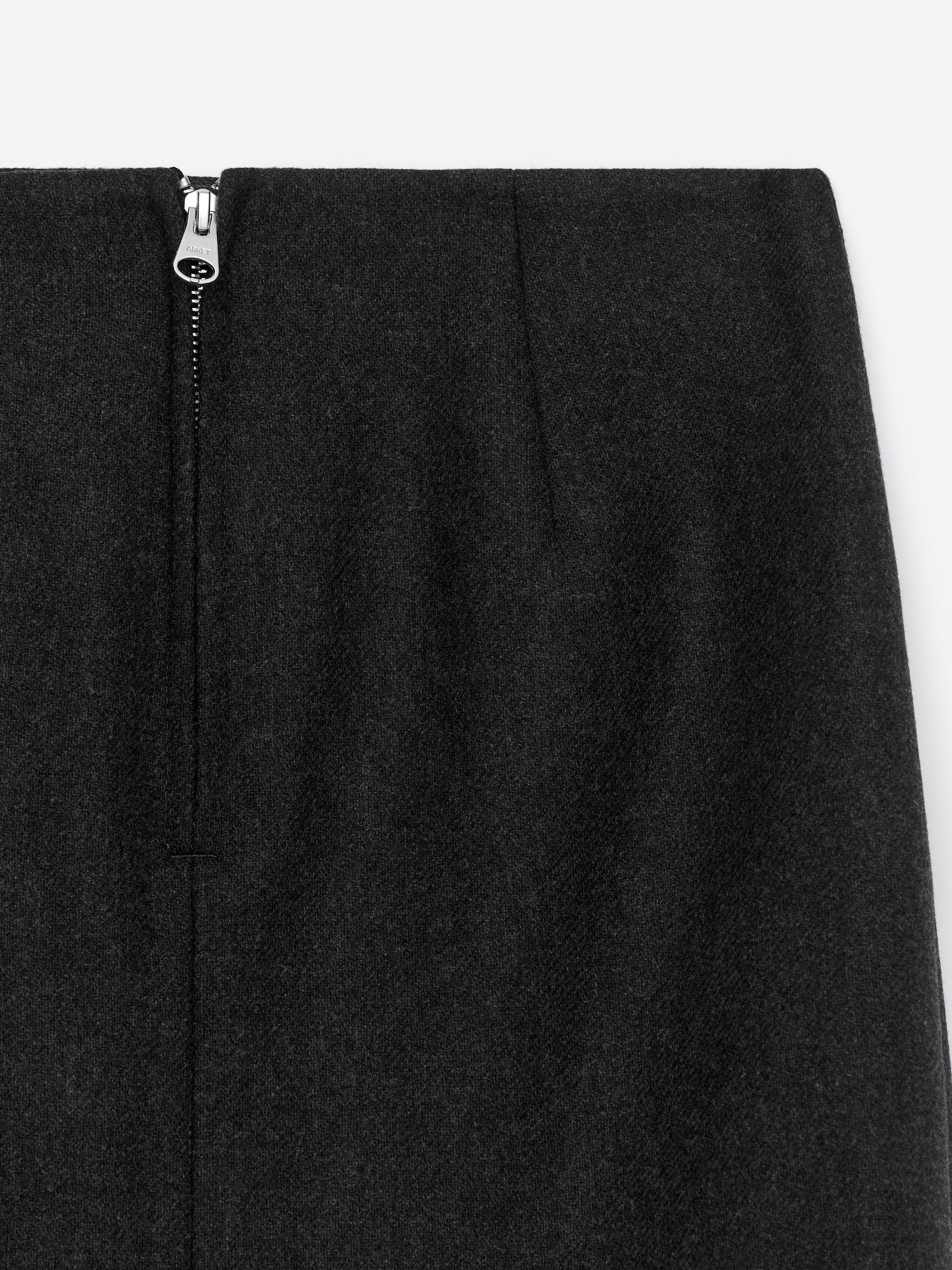 Vis større bilde: Miniskjørt i ullblanding - Mørkegrå - DAME | H&M NO 7