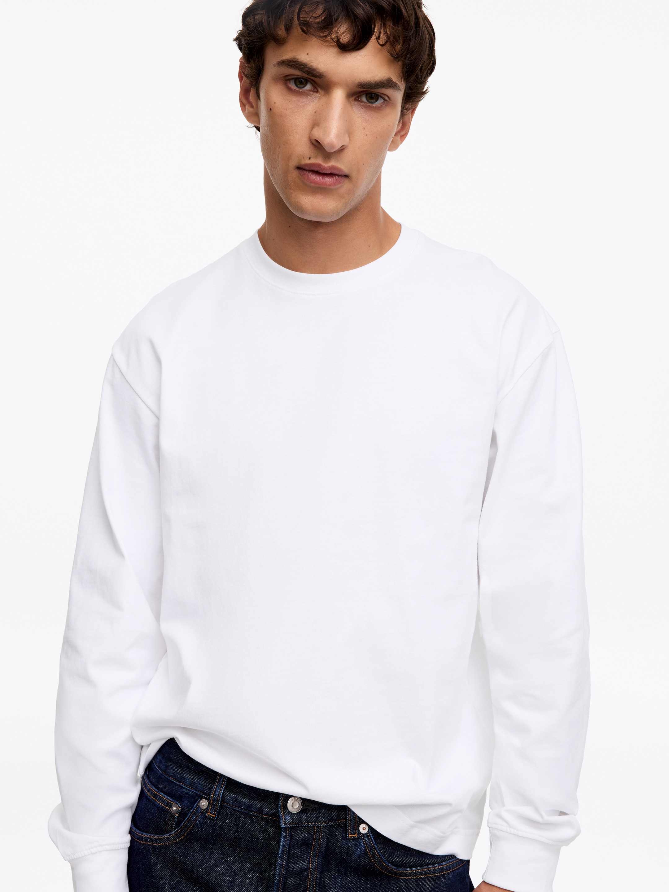 Camiseta de manga larga - Blanco - Corte estándar - Men - StillMedia/Lookbook - 28