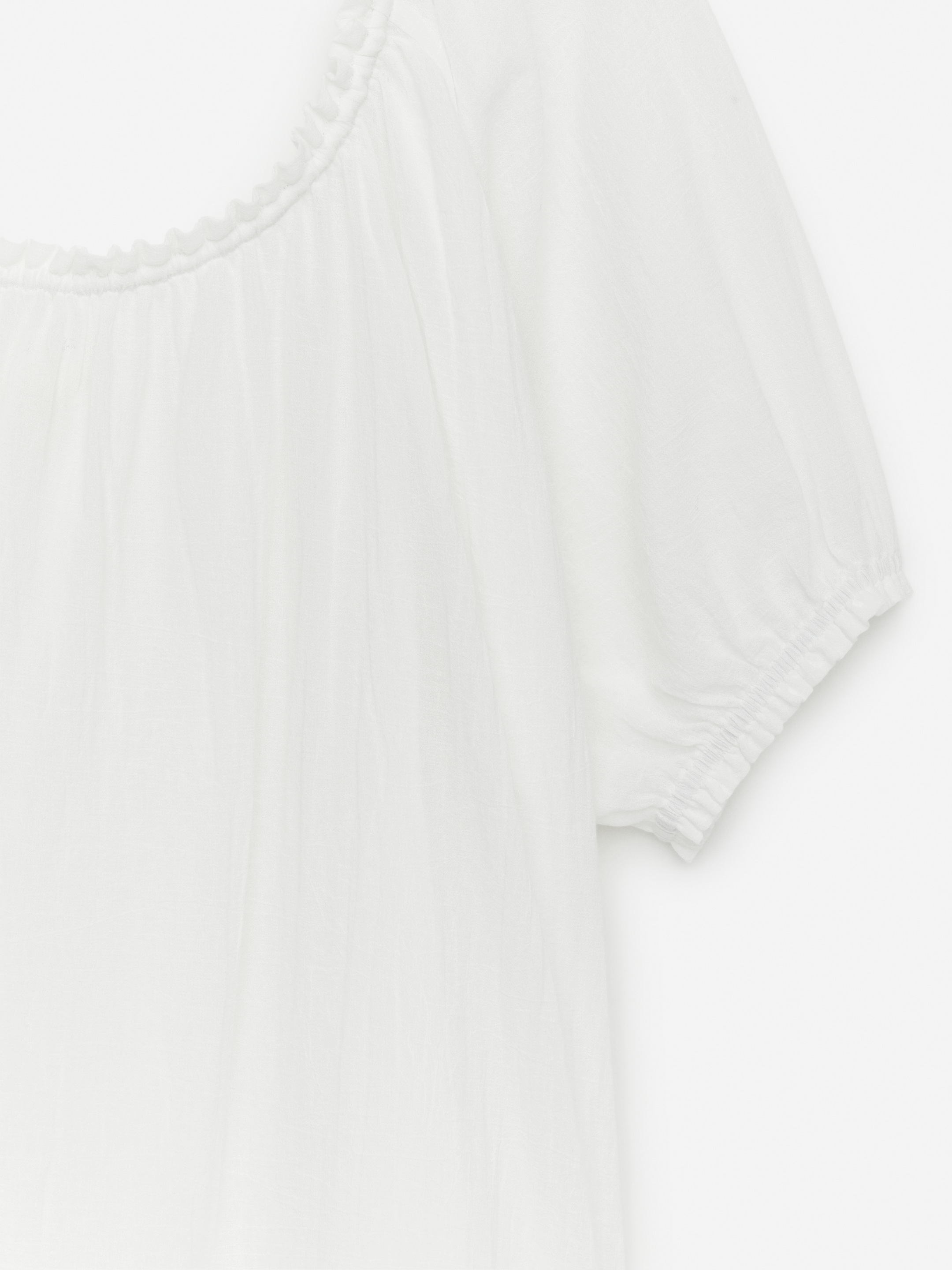 Cotton Voile Beach Dress - Off White - Loose fit - Women - StillMedia/DescriptiveDetail - 1