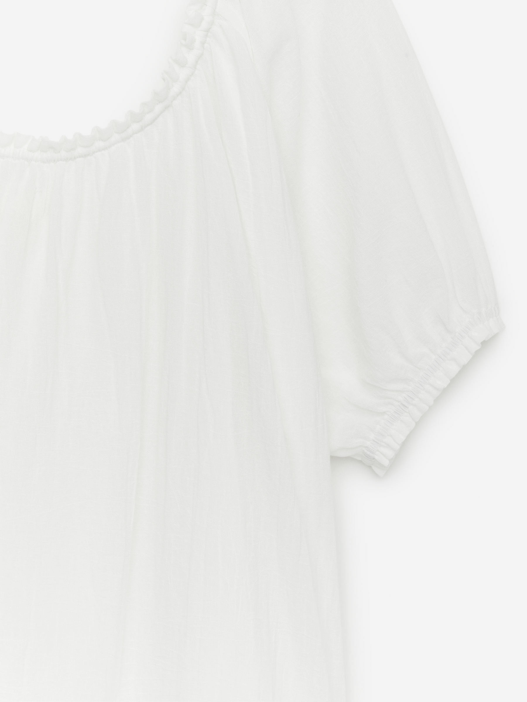 Cotton Voile Beach Dress - Off White - Loose fit - Women - StillMedia/DescriptiveDetail - 1