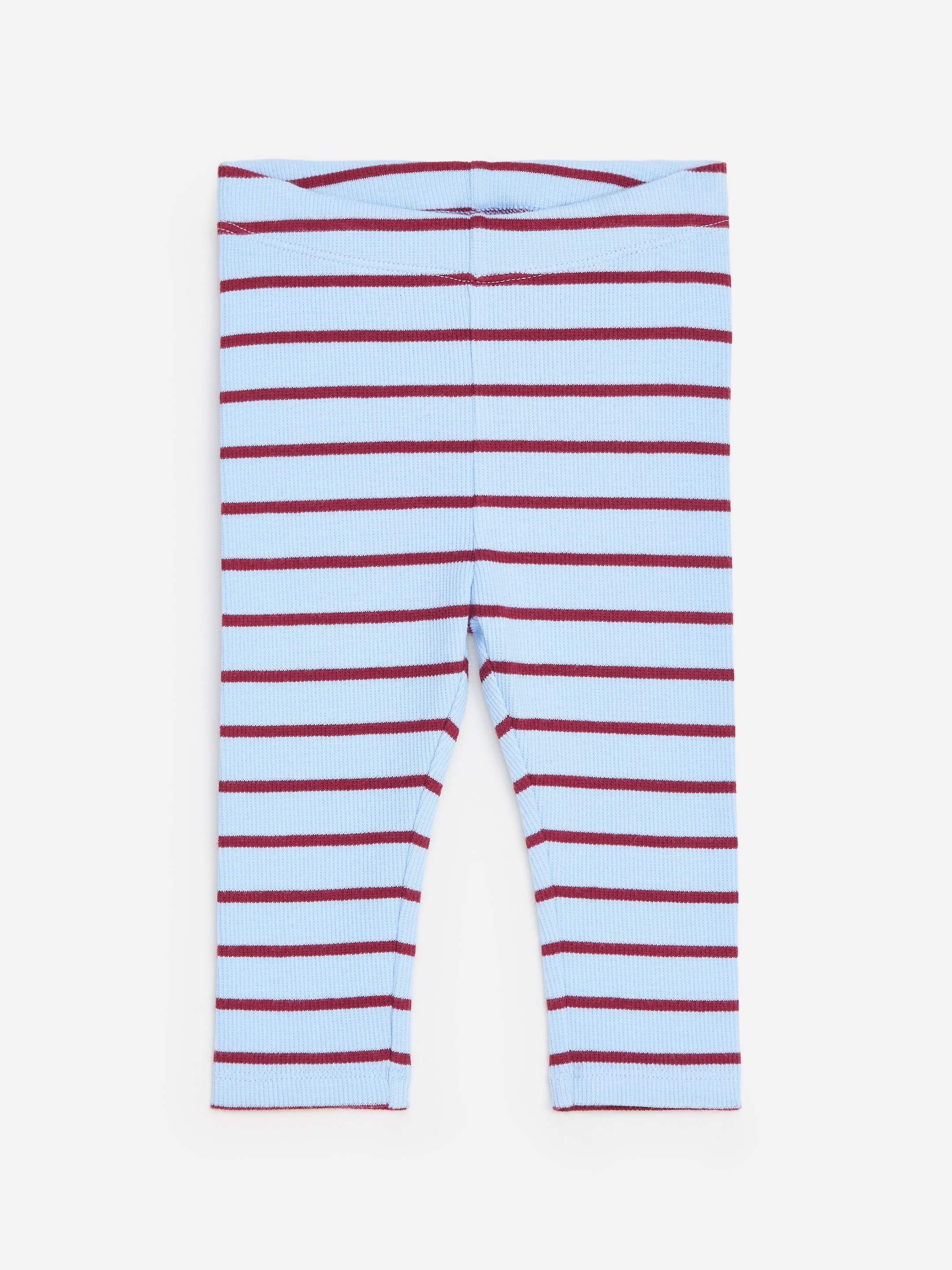 Ribbed Leggings-Blue-21010