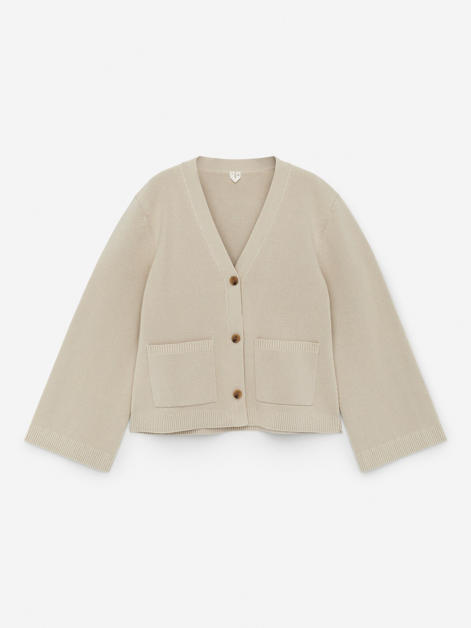 Katoenen vest - Licht taupe