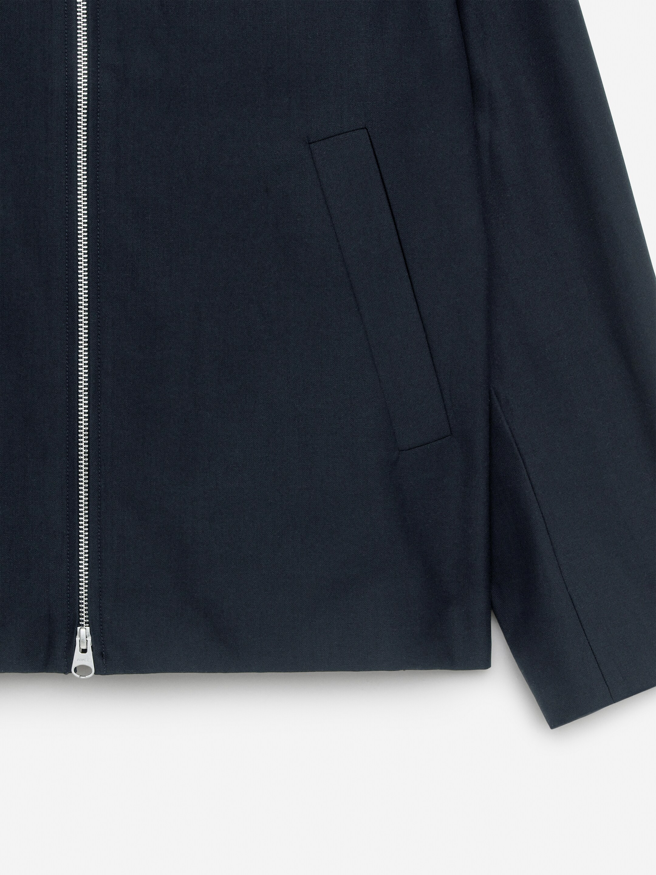 Ver imagem maior: Casaco com fecho de correr de lã e algodão - Azul escuro - HOMEM | H&M PT 2