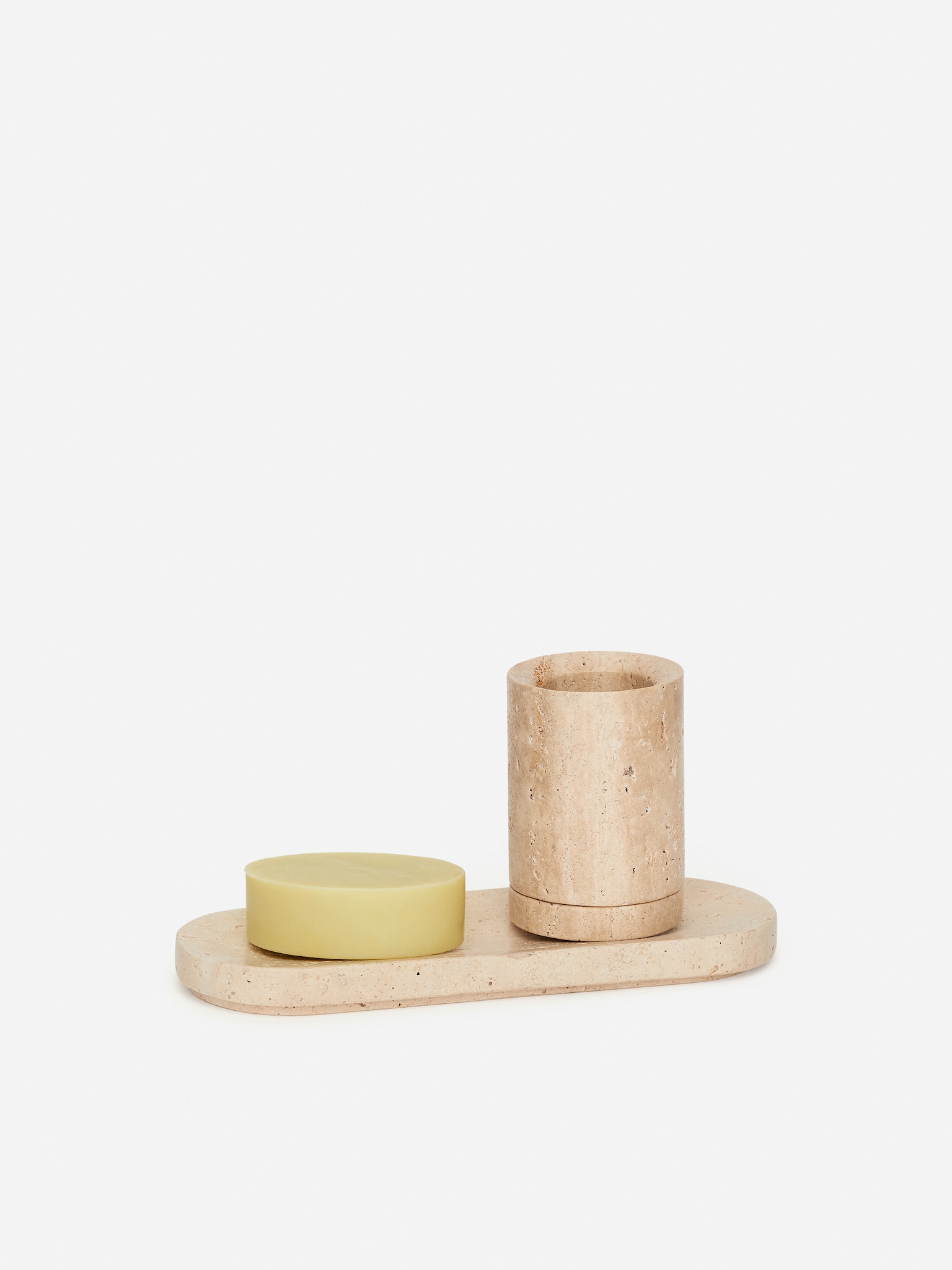 Mramorový podnos - Beige/Sivá/mramorová - 2