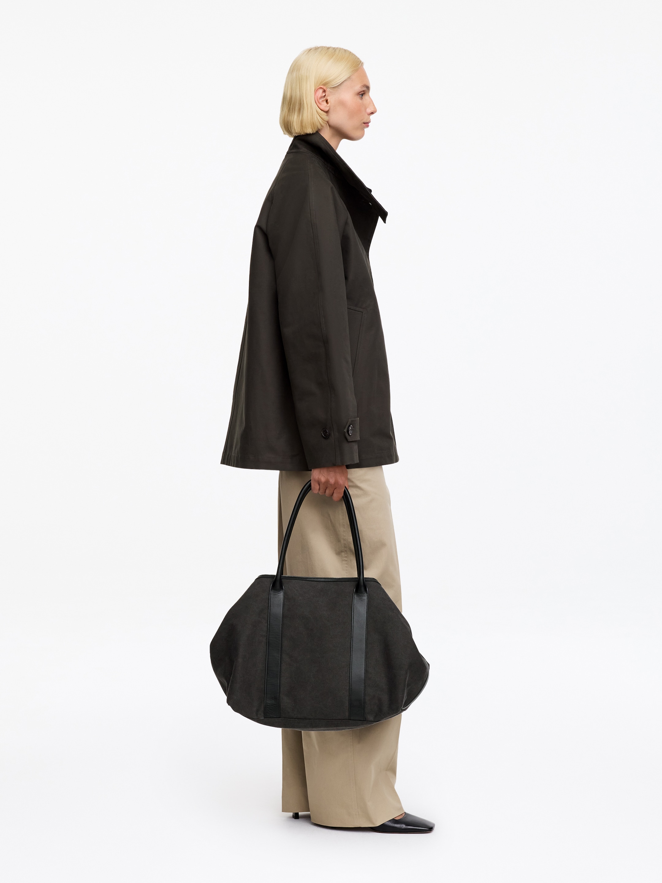Płócienna torba na ramię - Czarny - Women - StillMedia/Lookbook - 6
