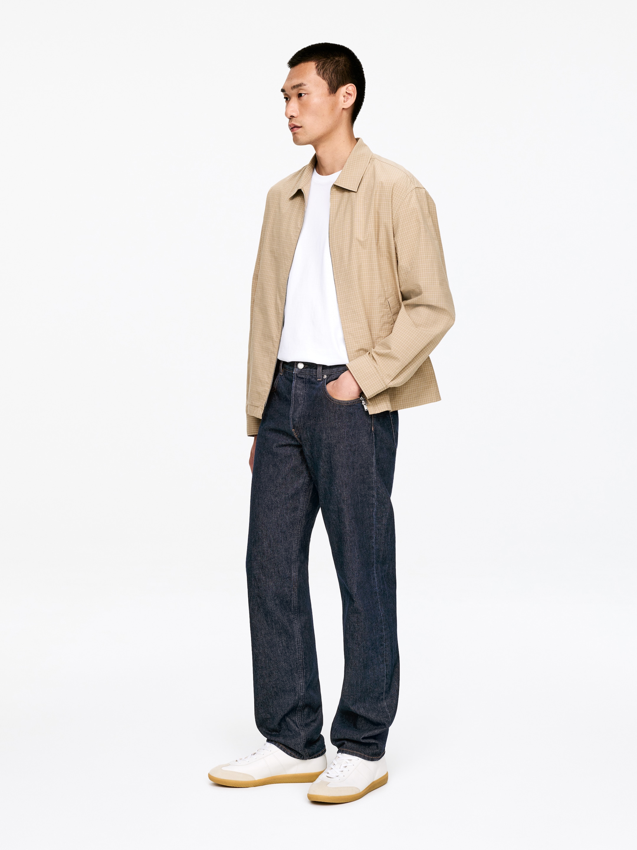 OCEAN Loose Straight Jeans - Dark Blue - Loose fit - Men - StillMedia/Lookbook - 18
