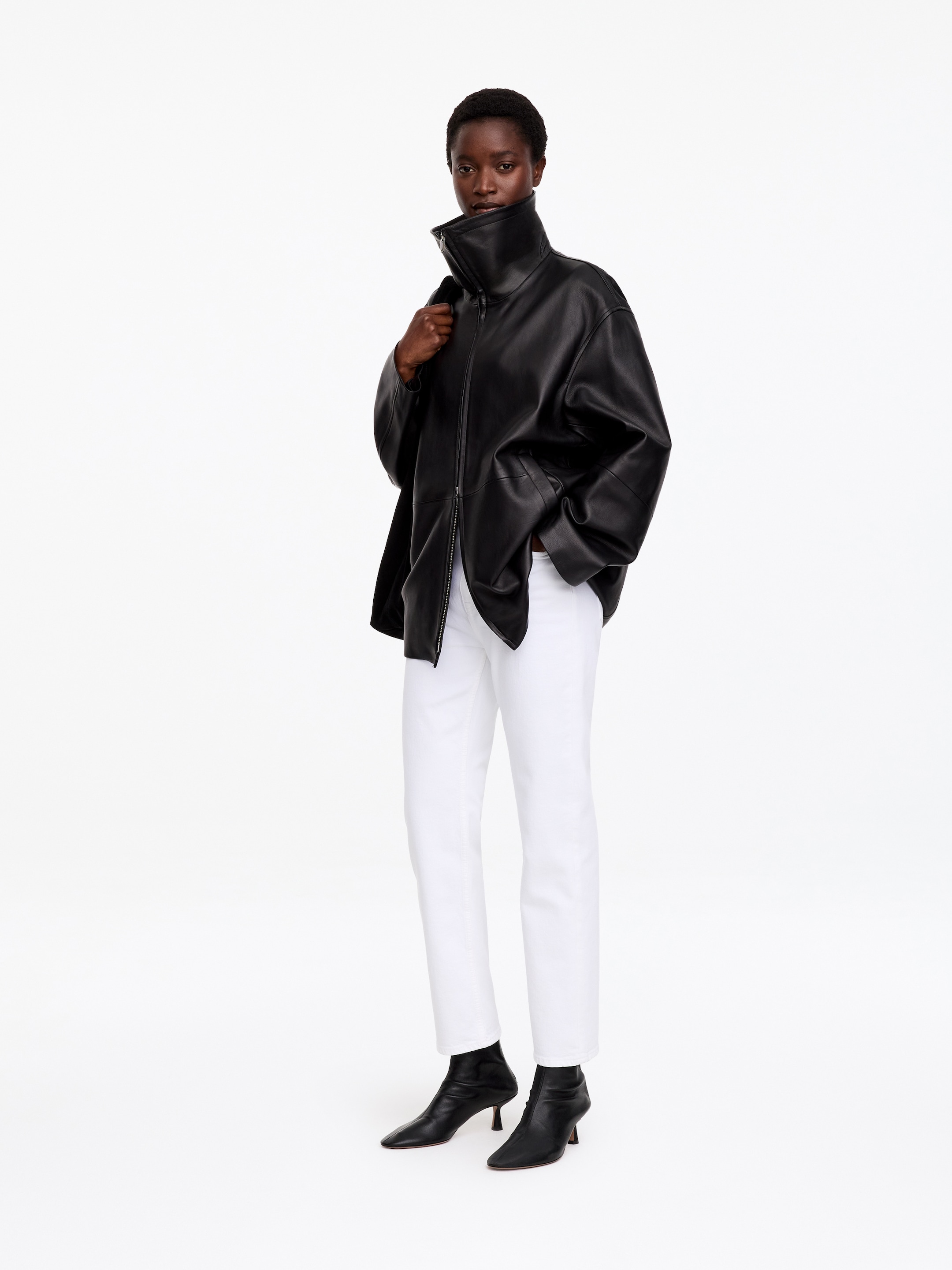 Leather Sock Boots - Black - women - StillMedia/Lookbook - 7
