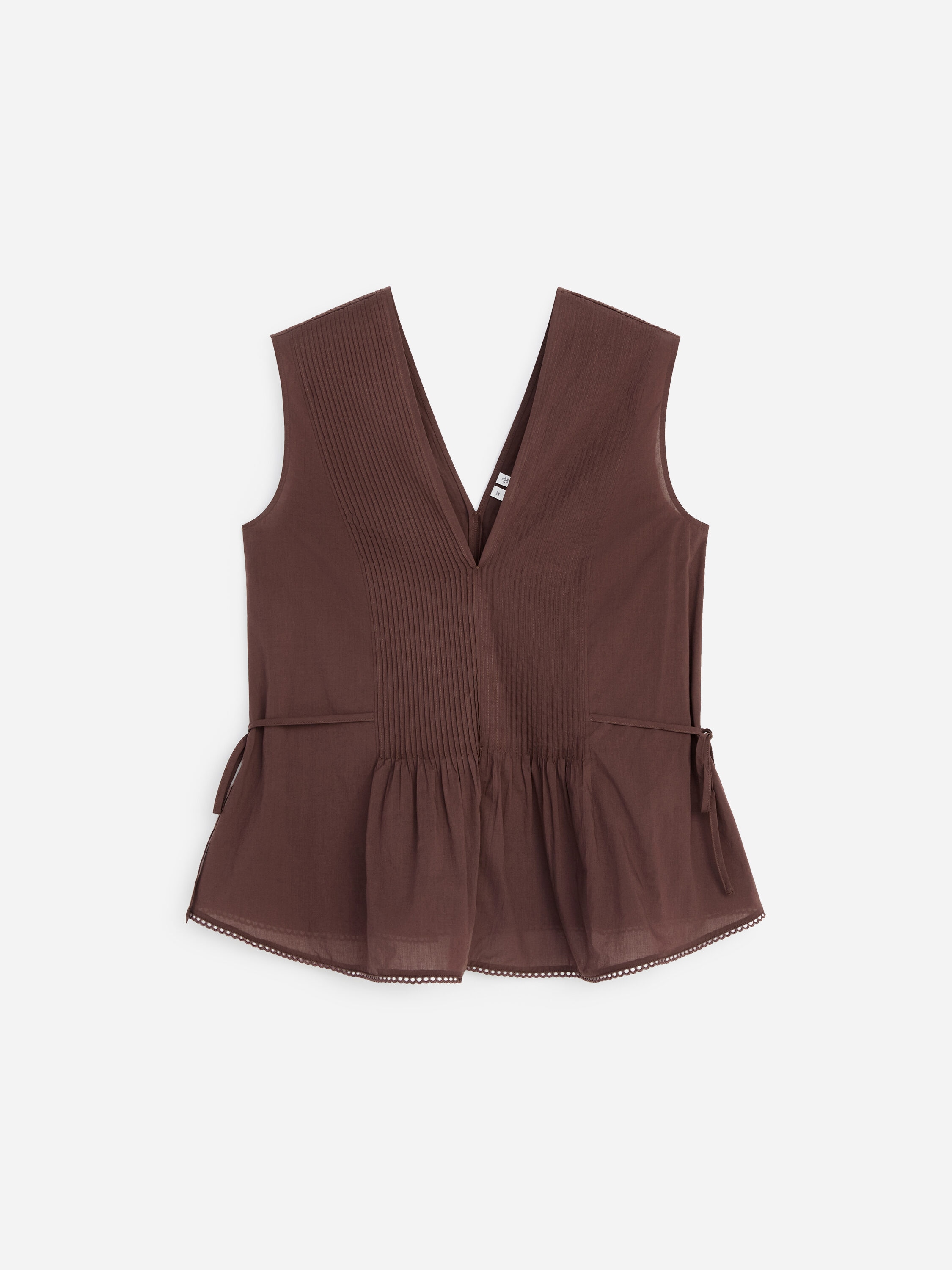 Pintuck Top – Black – ARKET DK