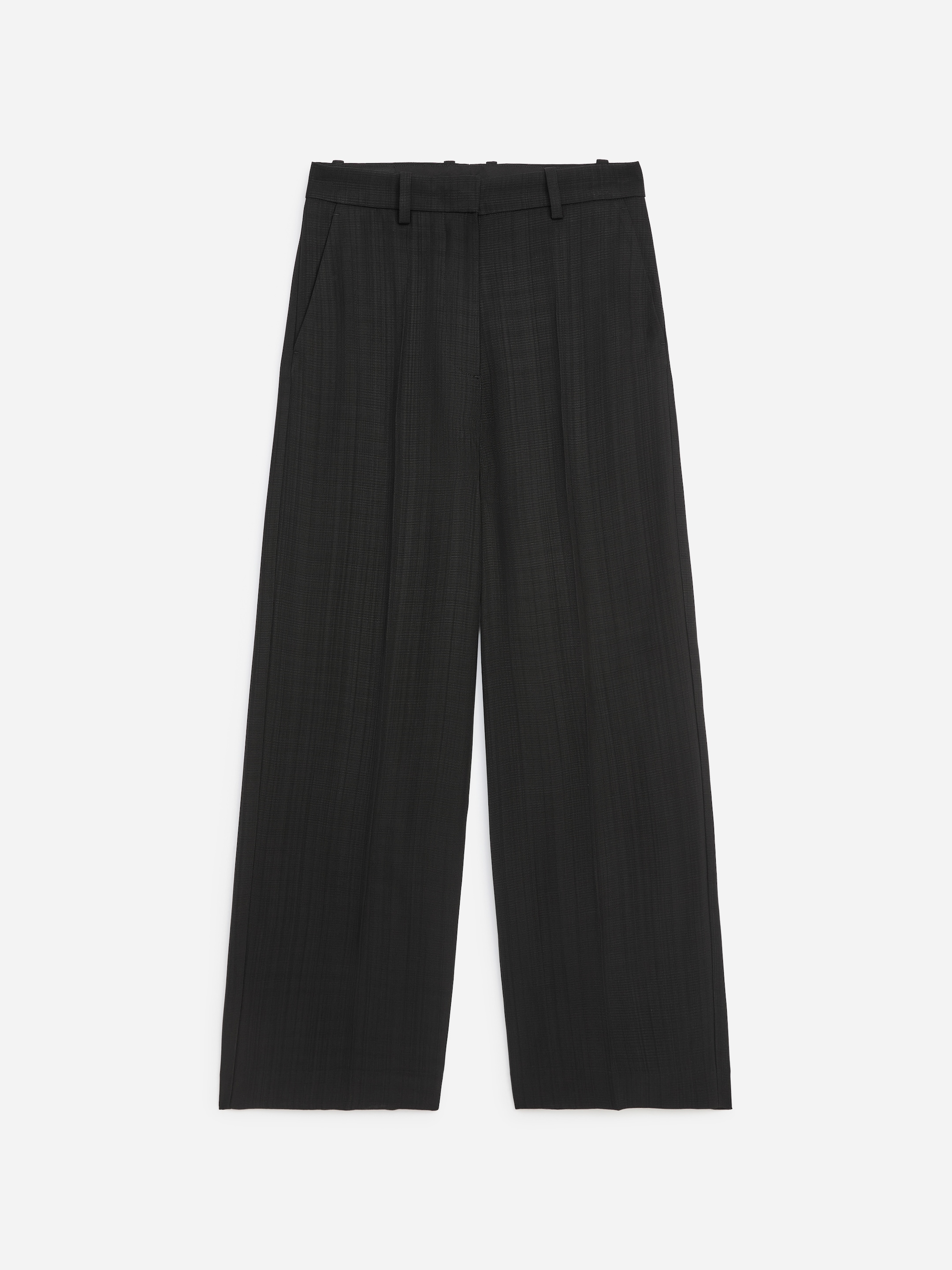 Relaxed Tailored Trousers - Black - Relaxed fit - women - StillMedia/DescriptiveStillLife - 1