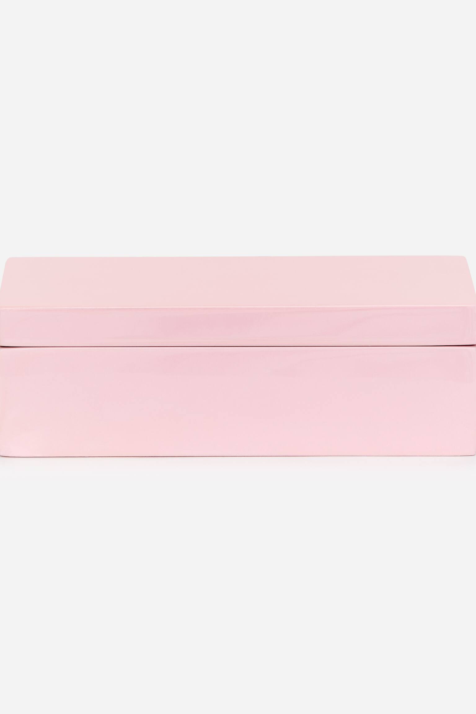 Lacquered Box 7 x 17 cm - Pink/Bright Green - 1