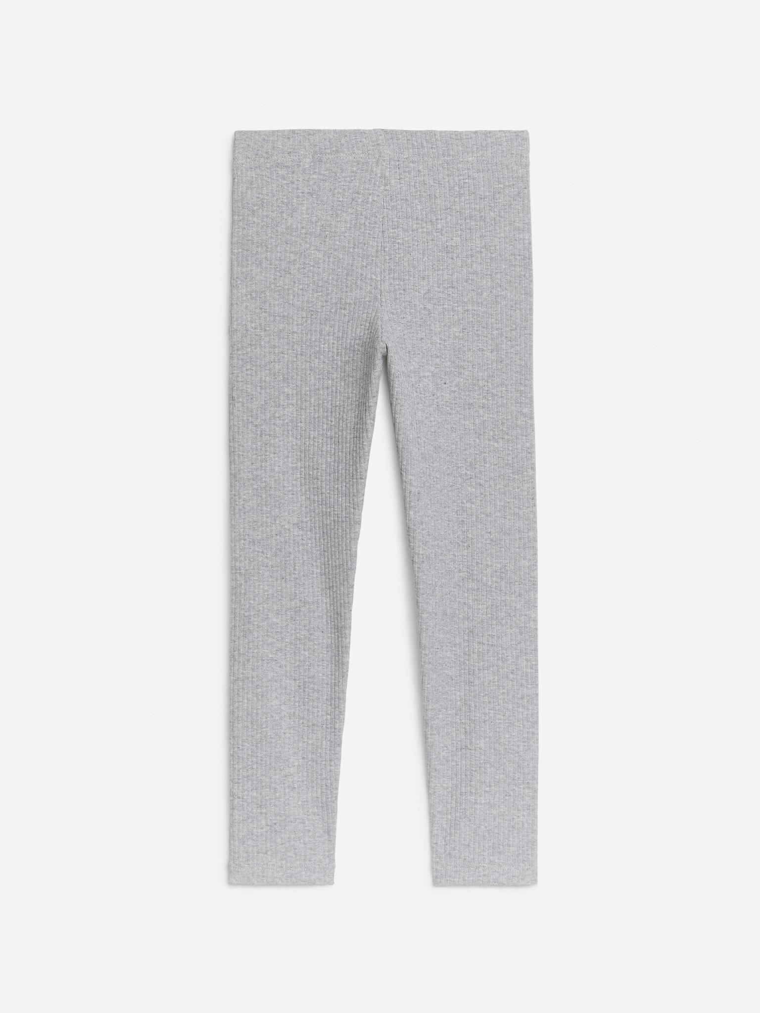 Legging van ribtricot - Grijs gemêleerd/Zwart/Lila/Oranje - 2