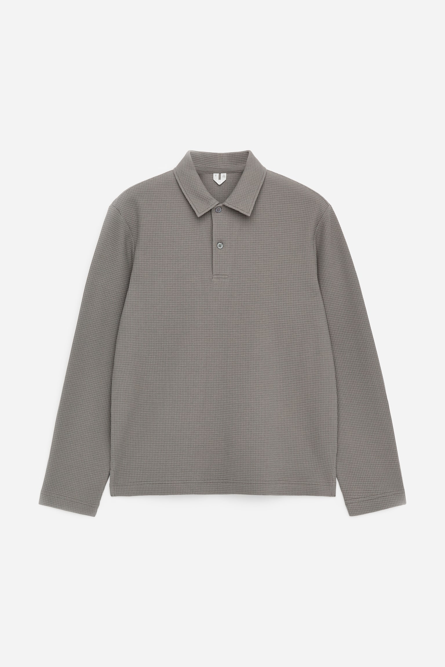 Polo a nido d'ape - Talpa/Blu scuro - 2