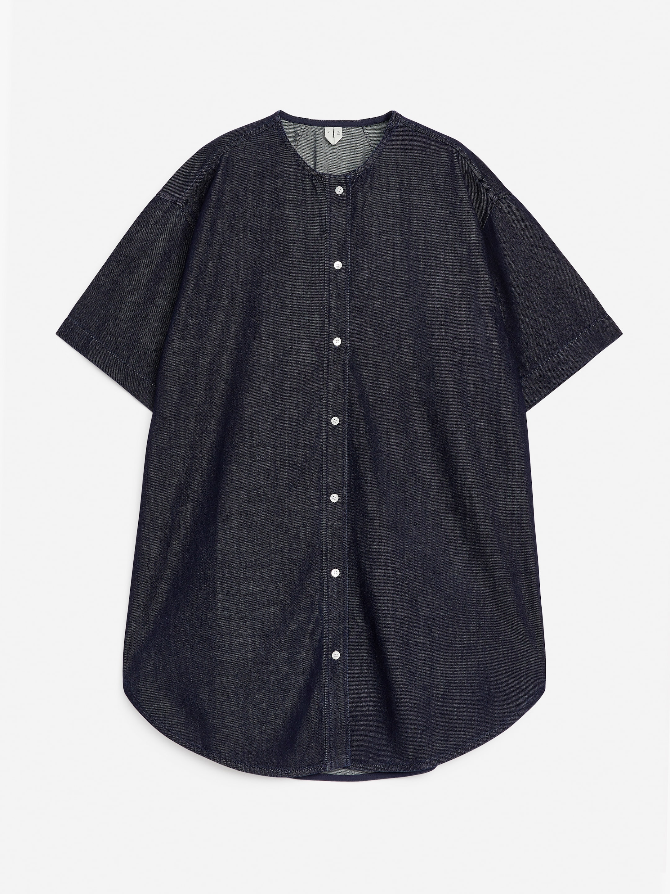View larger image: Raw Denim Shirt - Dark Blue - Ladies | H&M GB 1