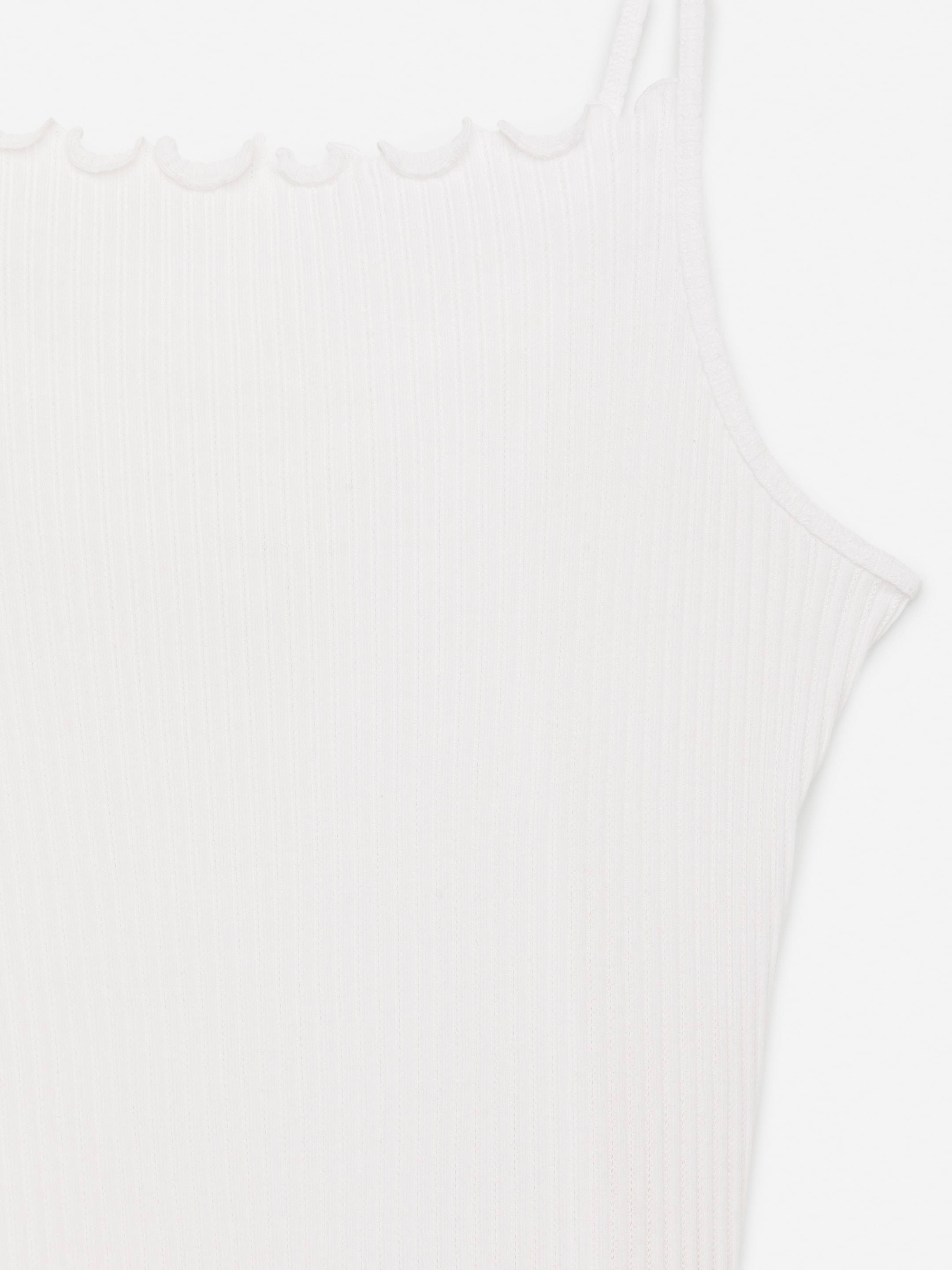 Débardeur en coton en maille pointelle - Blanc - Slim fit - Femme - StillMedia/DescriptiveDetail - 2