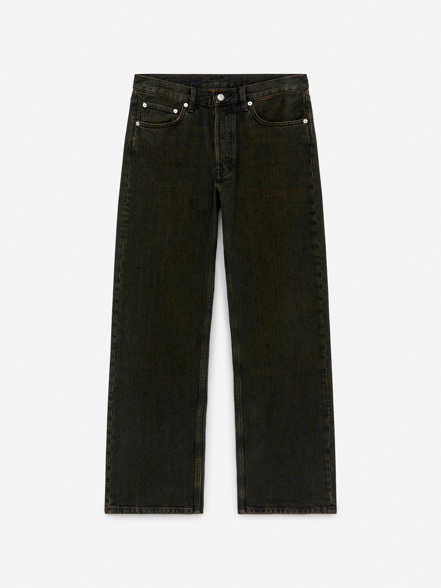 Jeans SHORE boyfriend - Marrone scuro/Blu/Blu medio/Grigio/Bianco