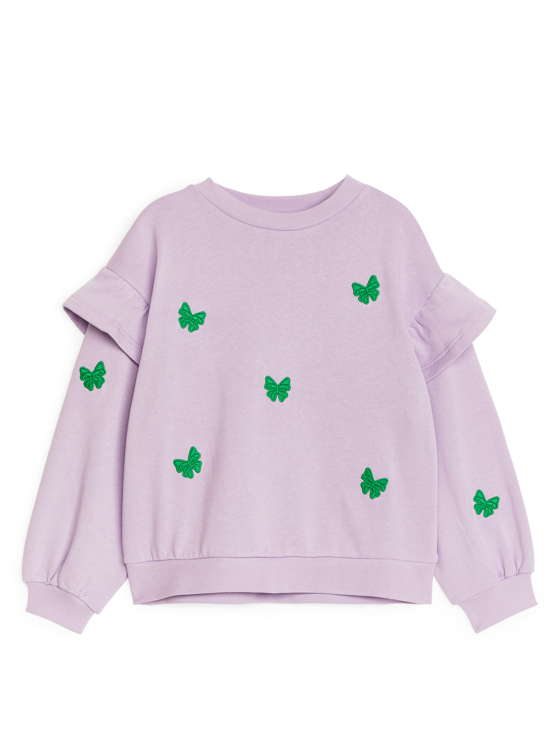 Sweatshirt mit Rüschen - Lila - Loose Fit - Kinder - StillMedia/DescriptiveStillLife - 2