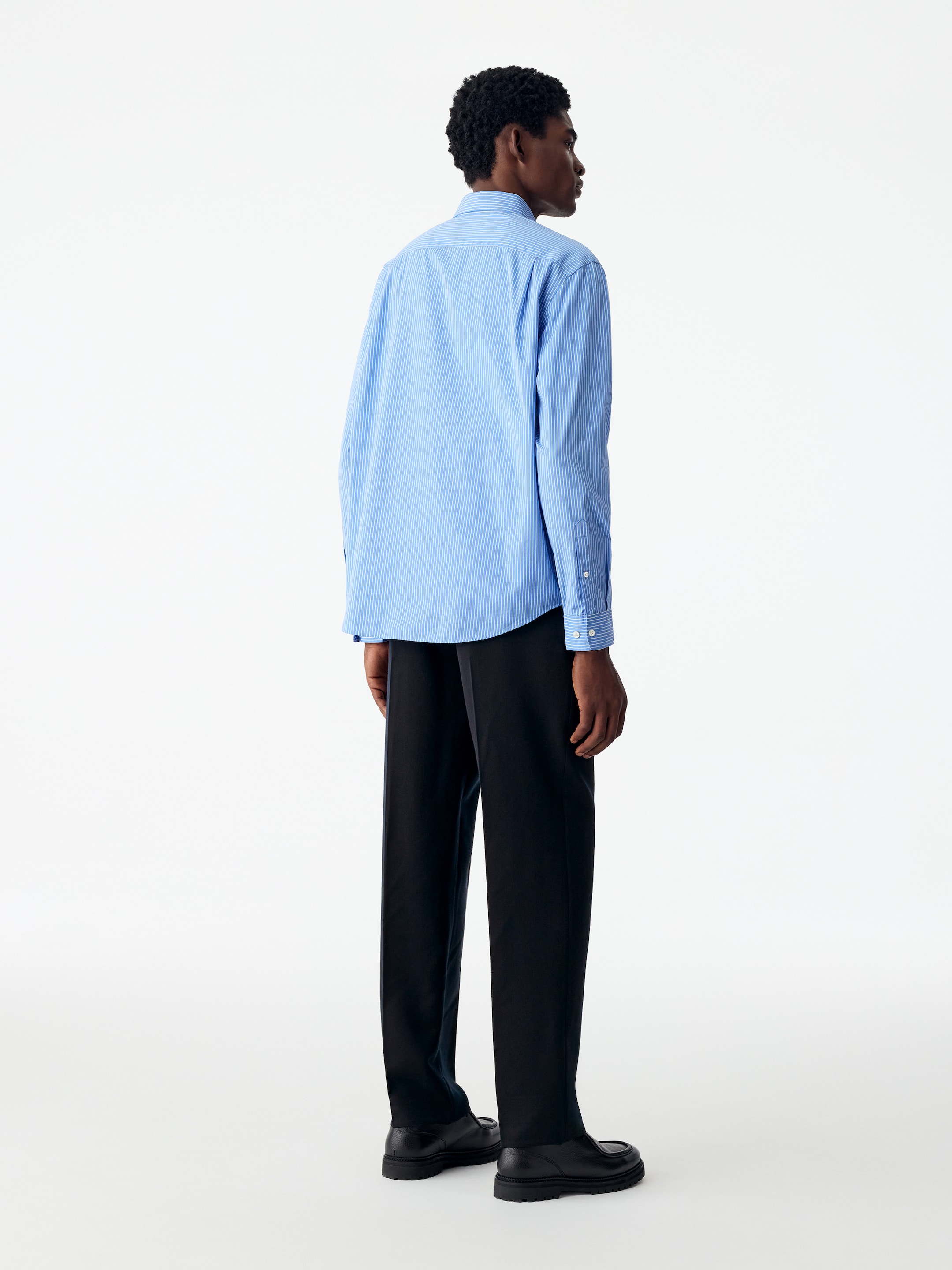 Wollhose mit schmaler Passform - Dunkelblau - Slim Fit - men - StillMedia/Lookbook - 6