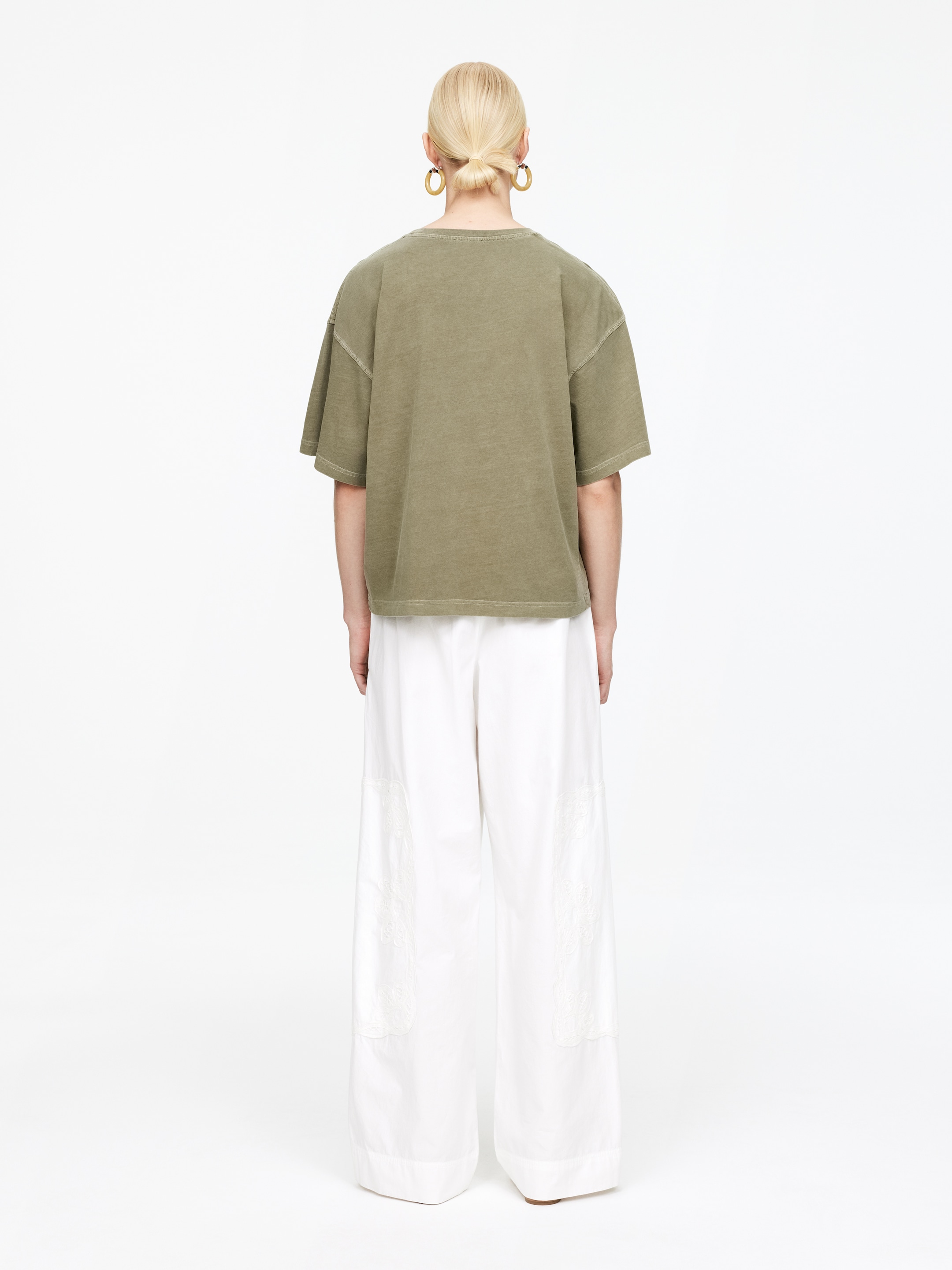 Größeres Bild anzeigen: T-Shirt aus Baumwolle - Khaki - Ladies | H&M AT 2