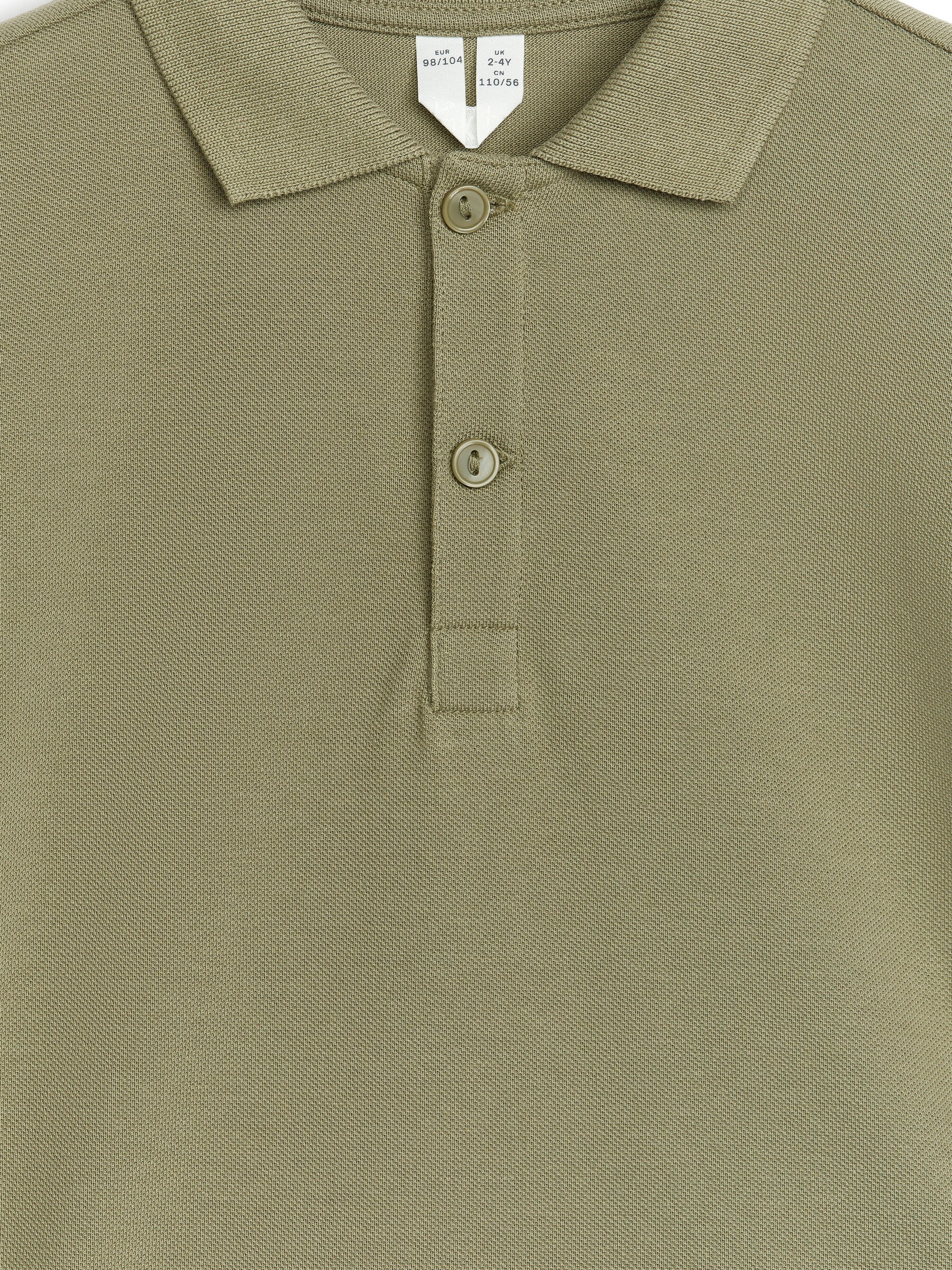 Poloshirt aus Baumwolle - Khaki - Regular Fit - Kinder - StillMedia/DescriptiveDetail - 3