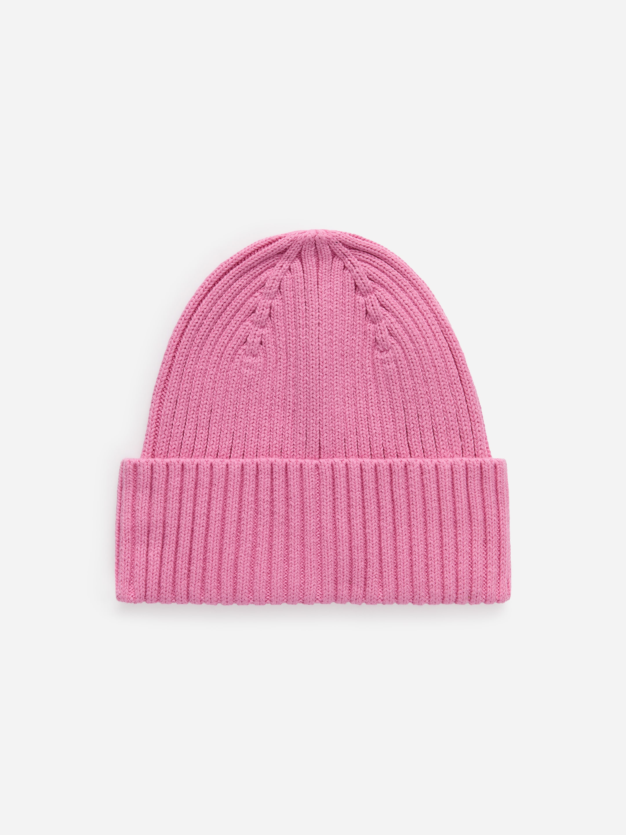 Rib-Knitted Beanie-#CC8BAA-17412