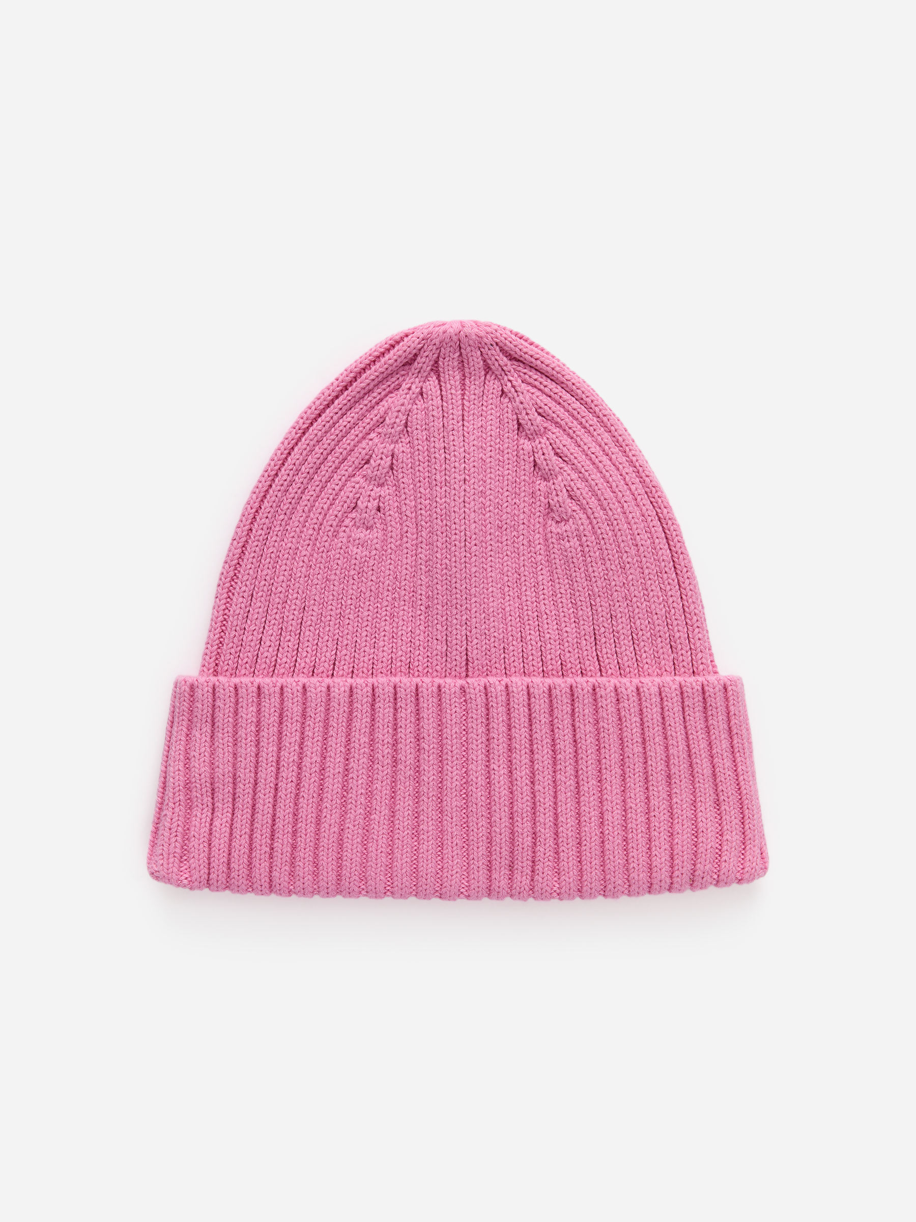 Rib-Knitted Beanie-#CC8BAA-17412