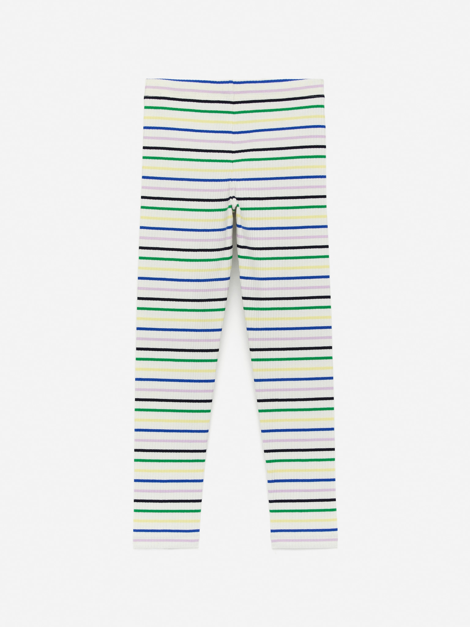 Leggings caneladas - Branco sujo/Multicolorido/Branco sujo/preto/Corações cor-de-rosa/vermelhos/Lilás/vermelho - 2