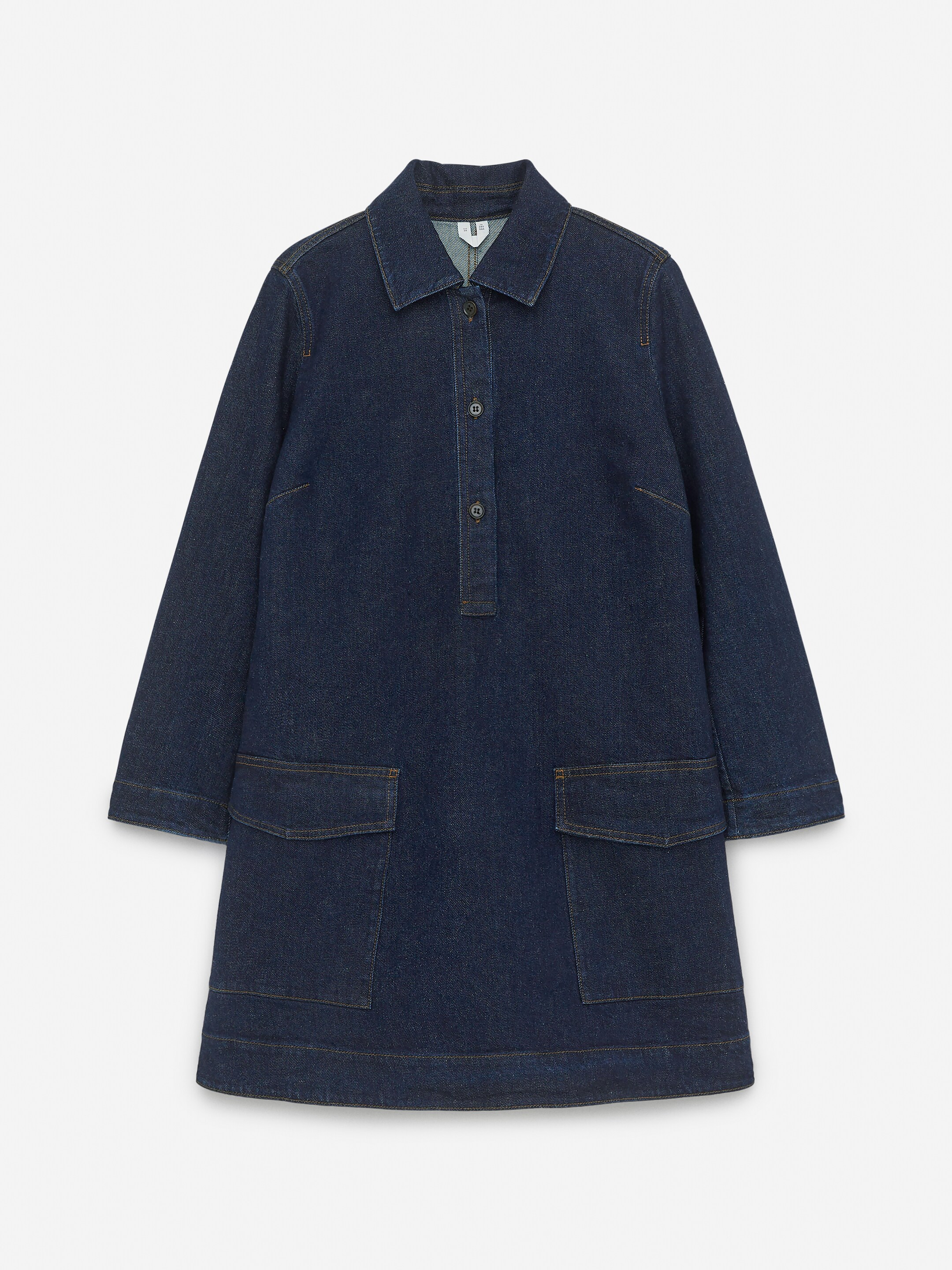 Vezi imaginea mai mare: Rochie din denim - Albastru închis - FEMEI | H&M RO 1