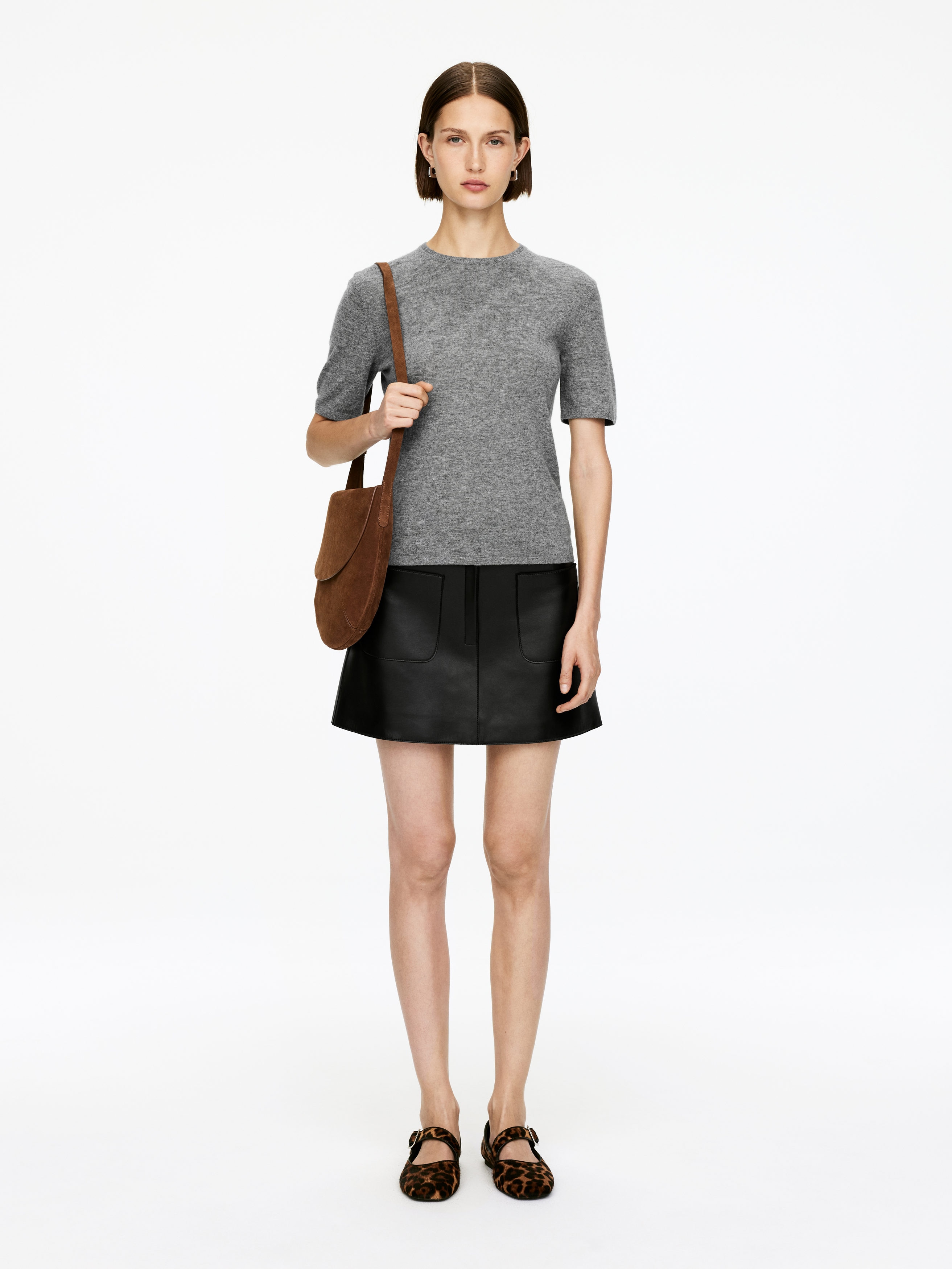 Sac bandoulière en daim - Marron - Femme - StillMedia/Lookbook - 10
