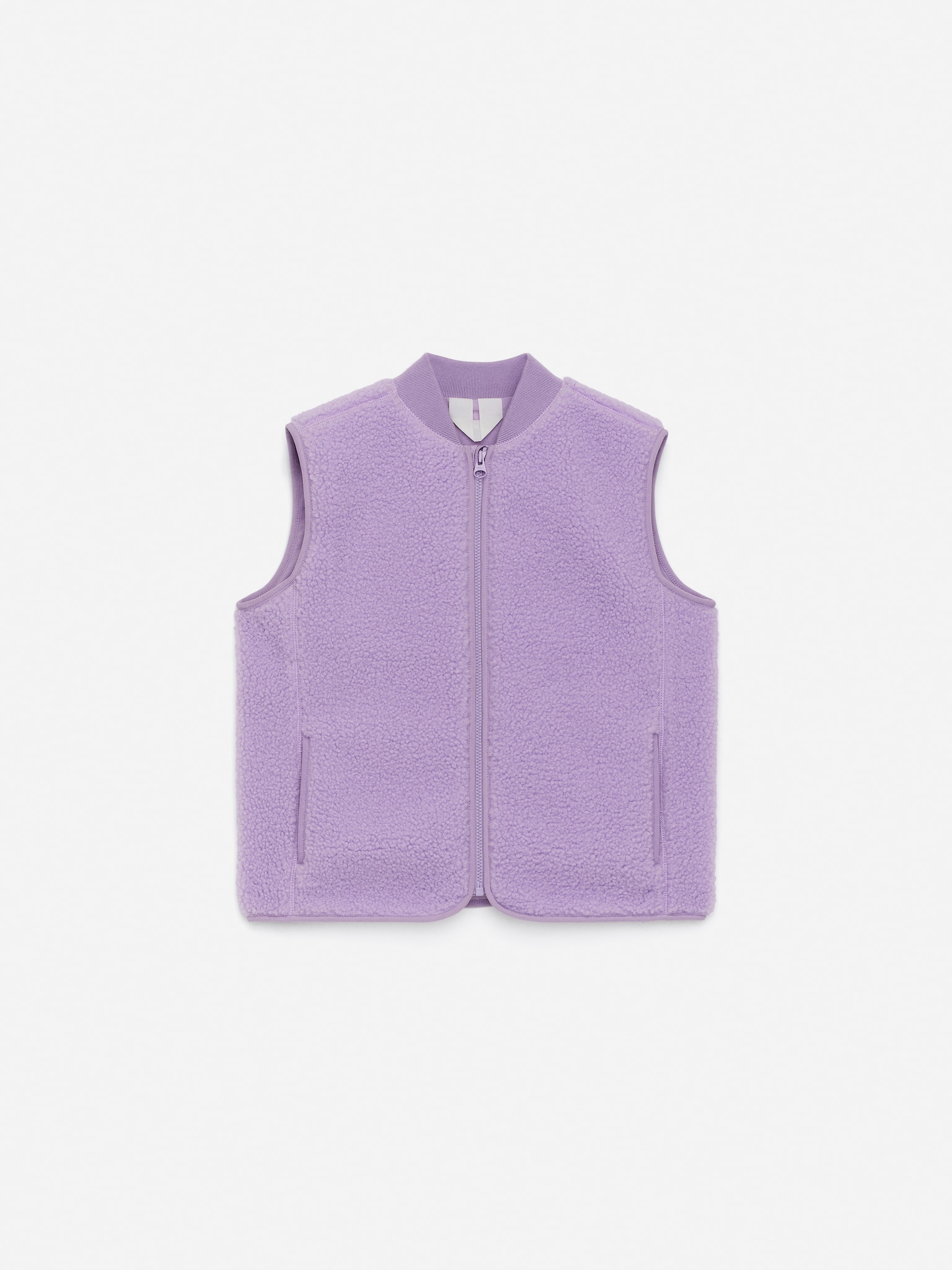 Gilet en peluche - Mauve