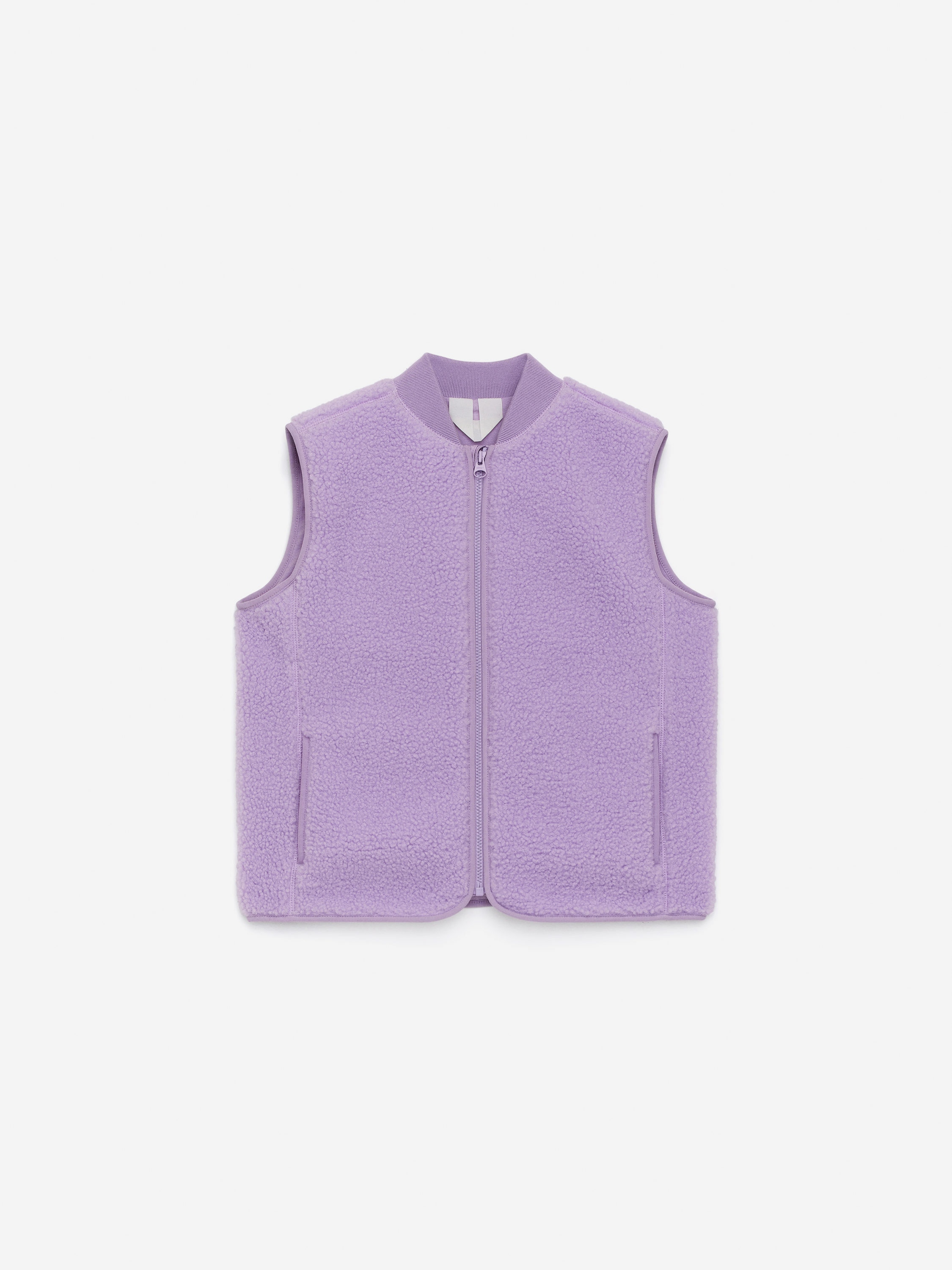 Pile Vest-#BFAED2-16165