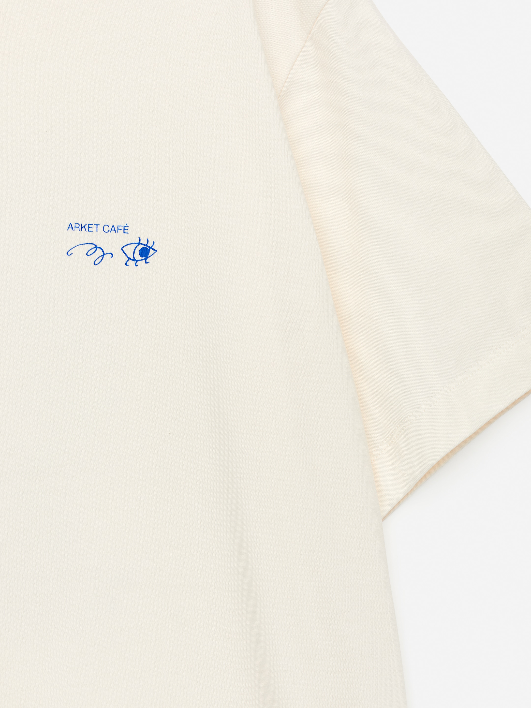 Visualizza immagine più grande: T-shirt con stampa ARKET CAFÉ - Bianco sporco/Blu - UOMO | H&M IT 7