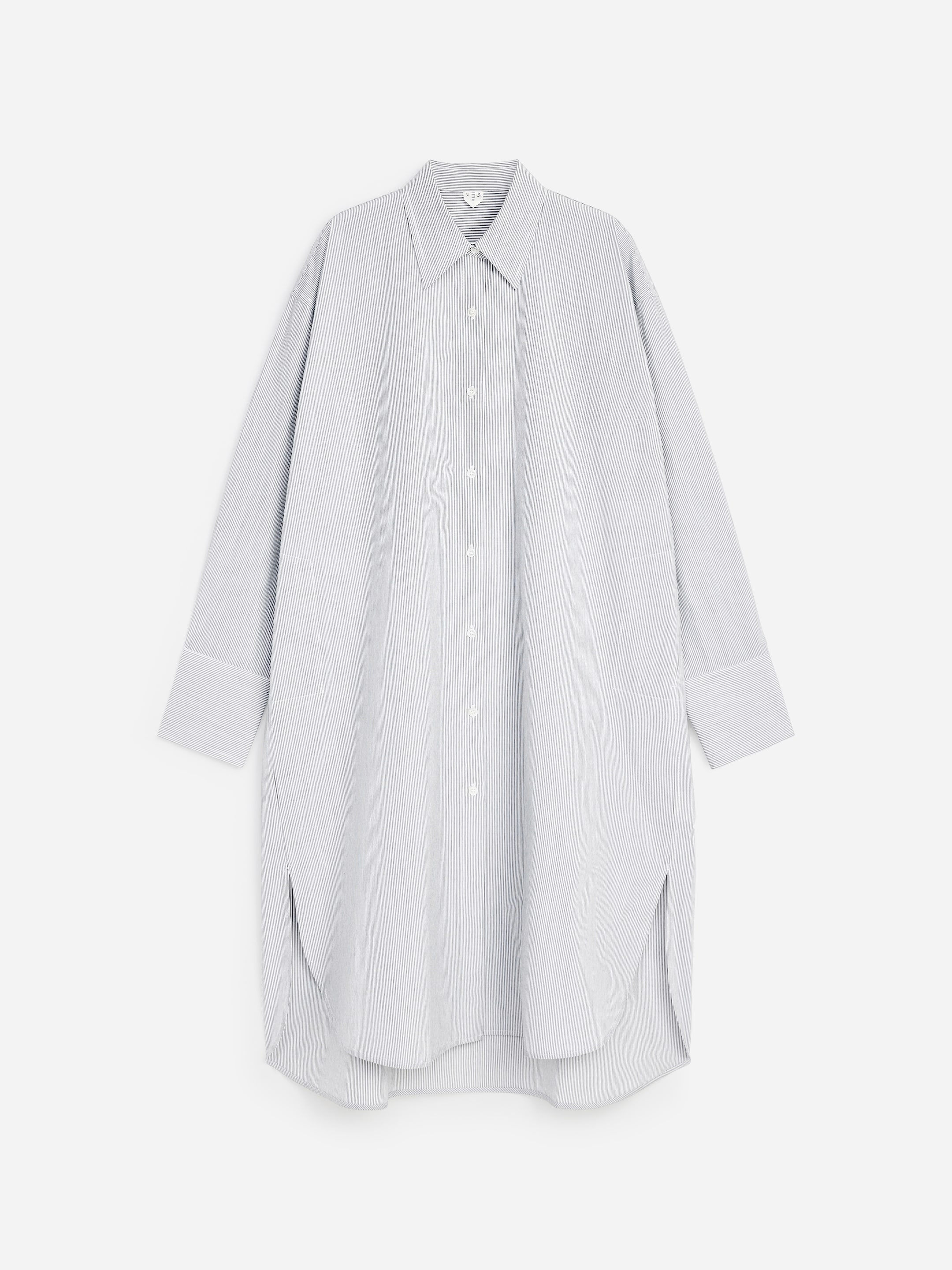Robe-chemise en coton - Blanc - Loose fit - Femme - StillMedia/DescriptiveStillLife - 1