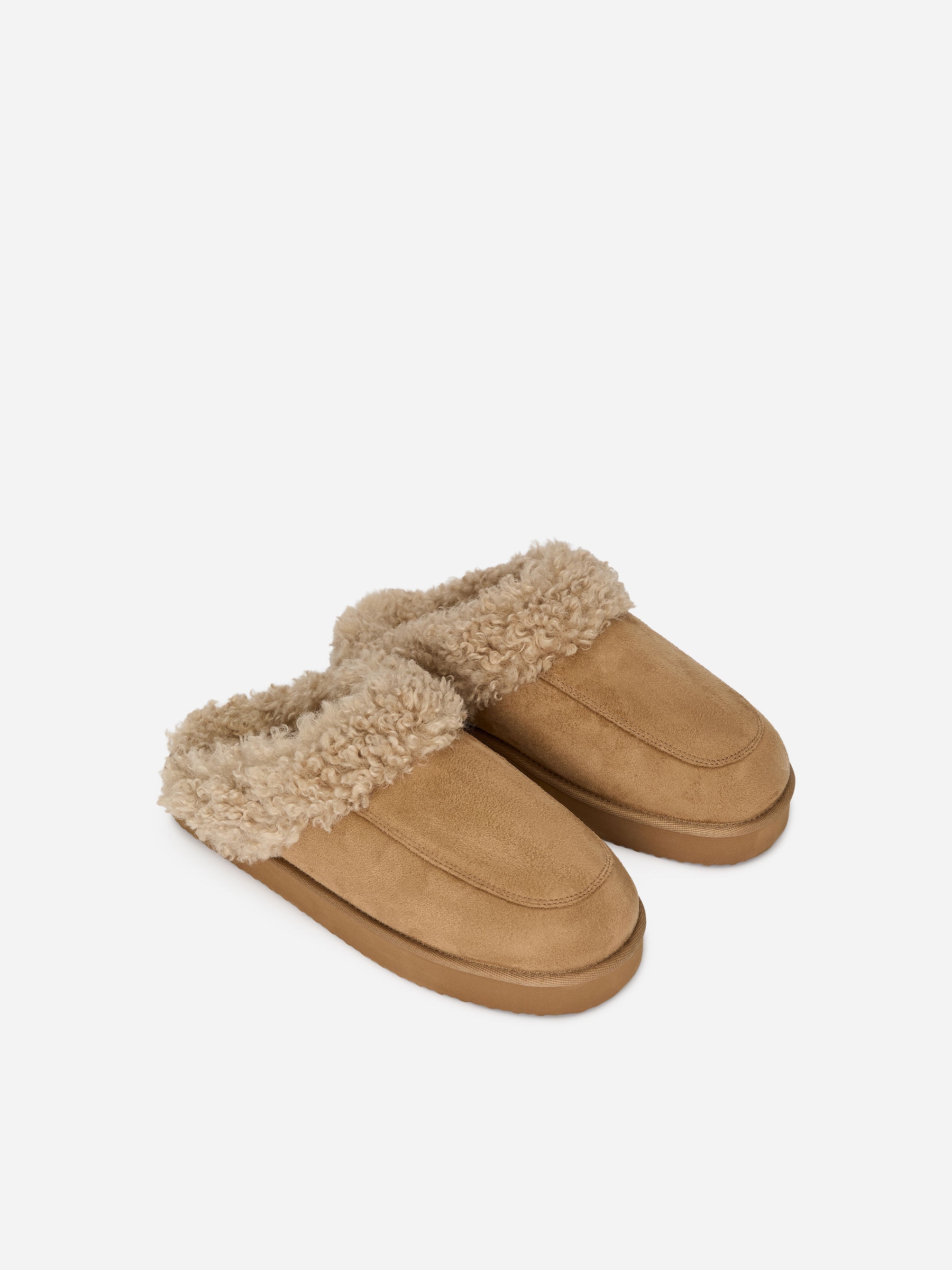 Faux-Fur Slippers - Beige - Women - StillMedia/DescriptiveStillLife - 7