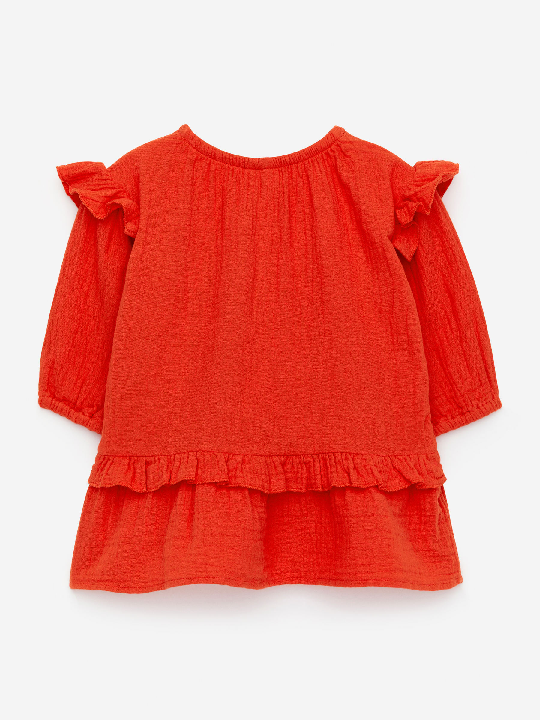Cheesecloth Dress - Red - Regular fit - Children - StillMedia/DescriptiveStillLife - 1