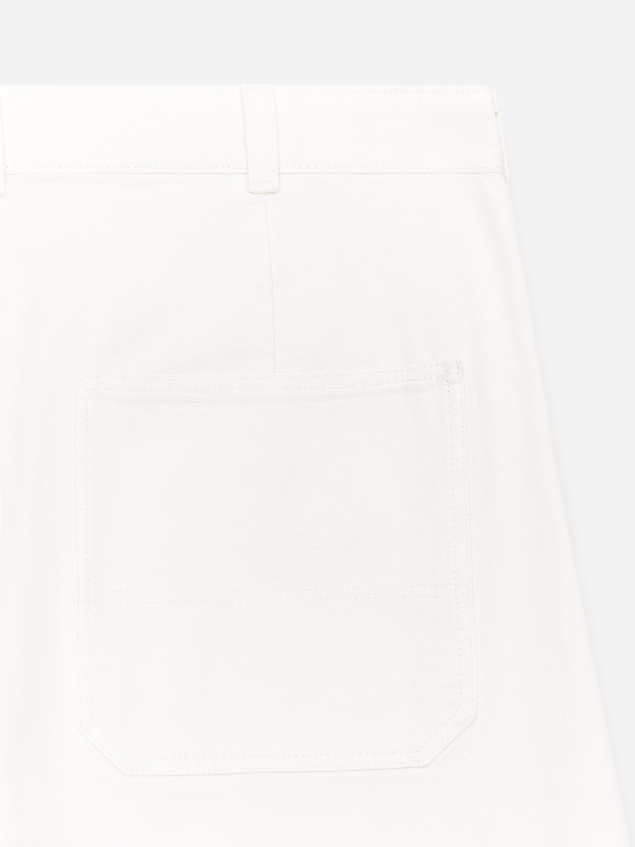 Relaxed Canvas Trousers - Off White - Relaxed fit - Men - StillMedia/DescriptiveDetail - 1
