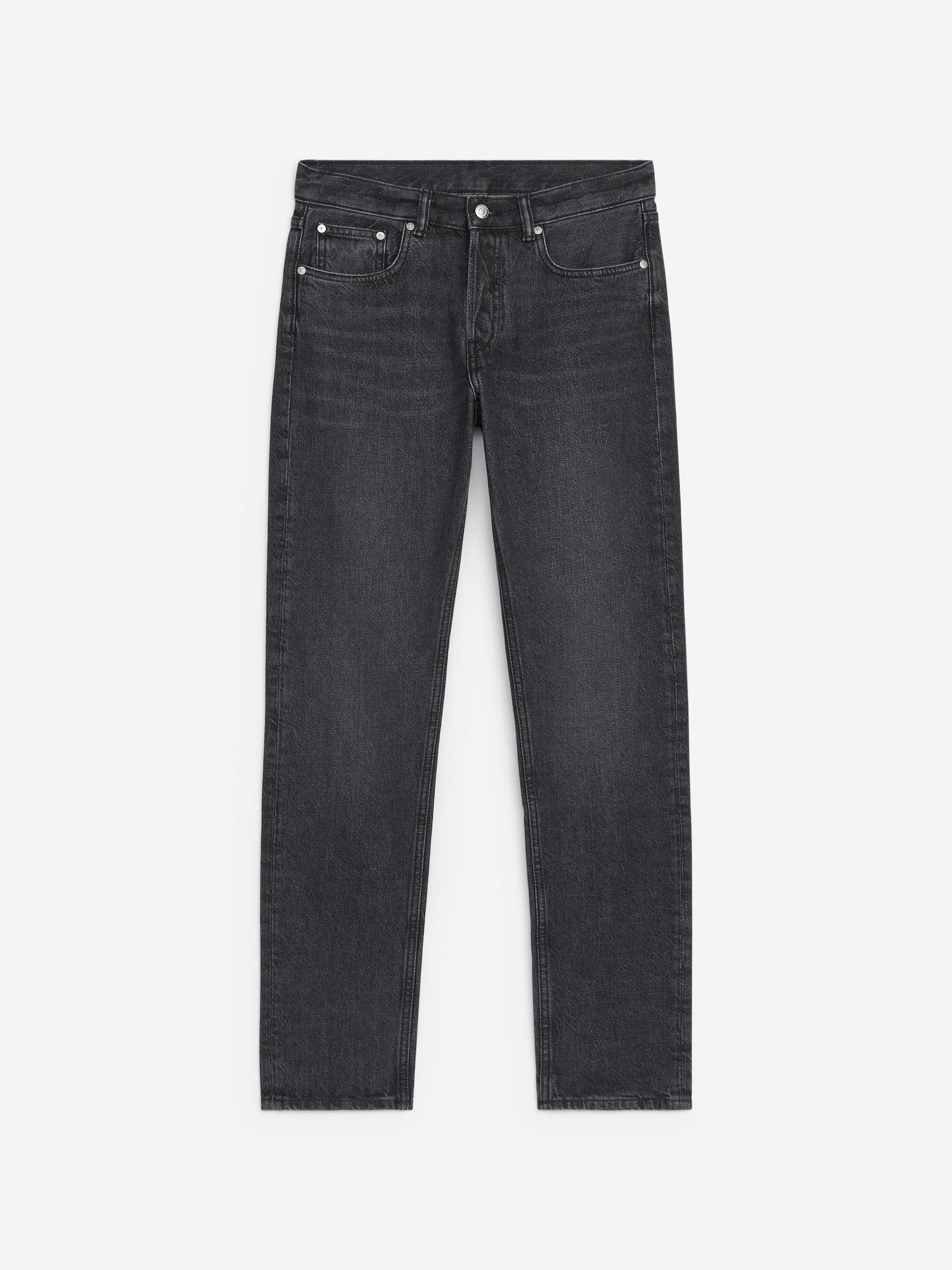 Ver imagem maior: Calças de ganga de corte reto PARK - Dark Grey - HOMEM | H&M PT 1