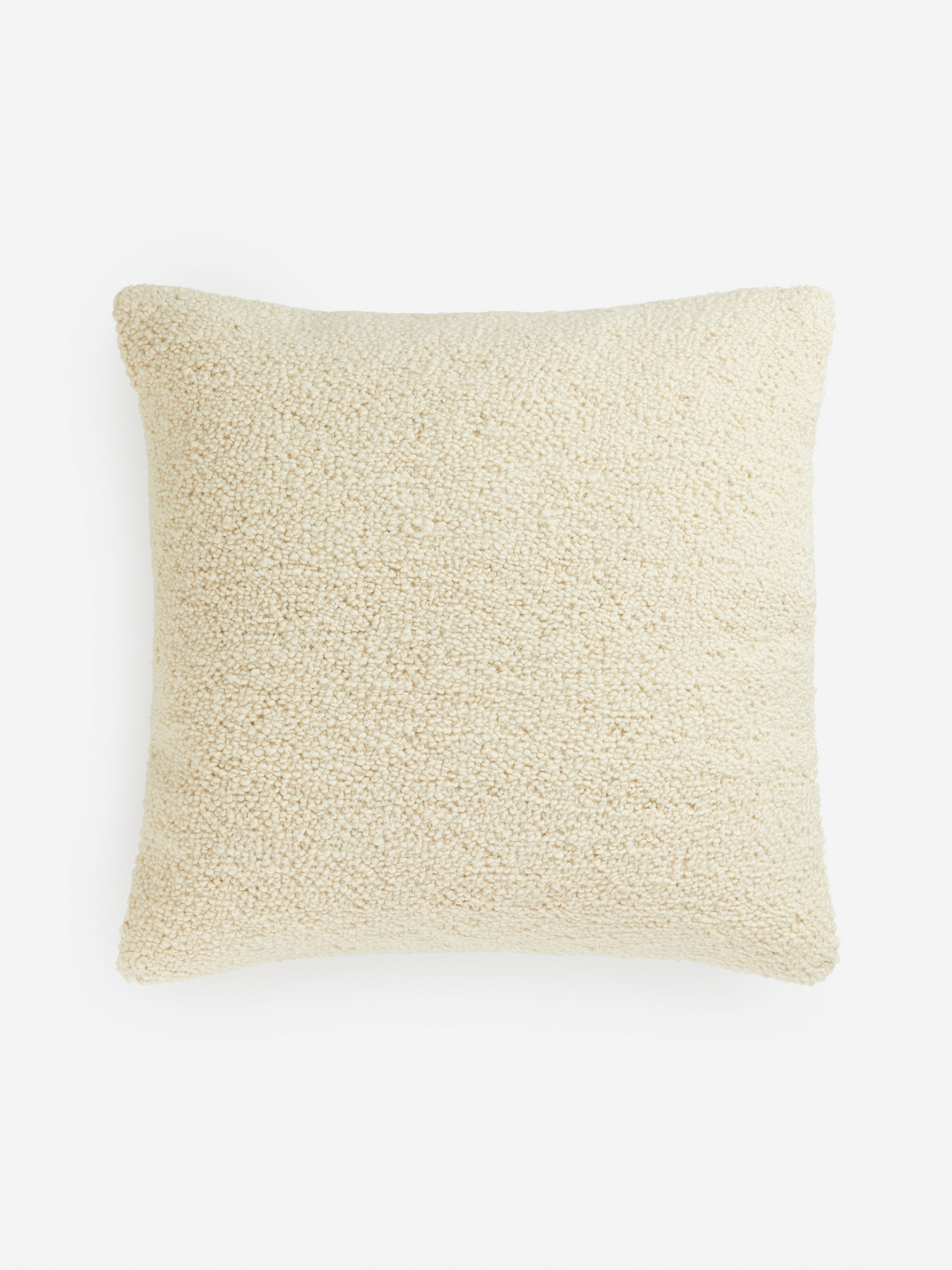 Husă de pernă din lână țesută manual - Beige - 3