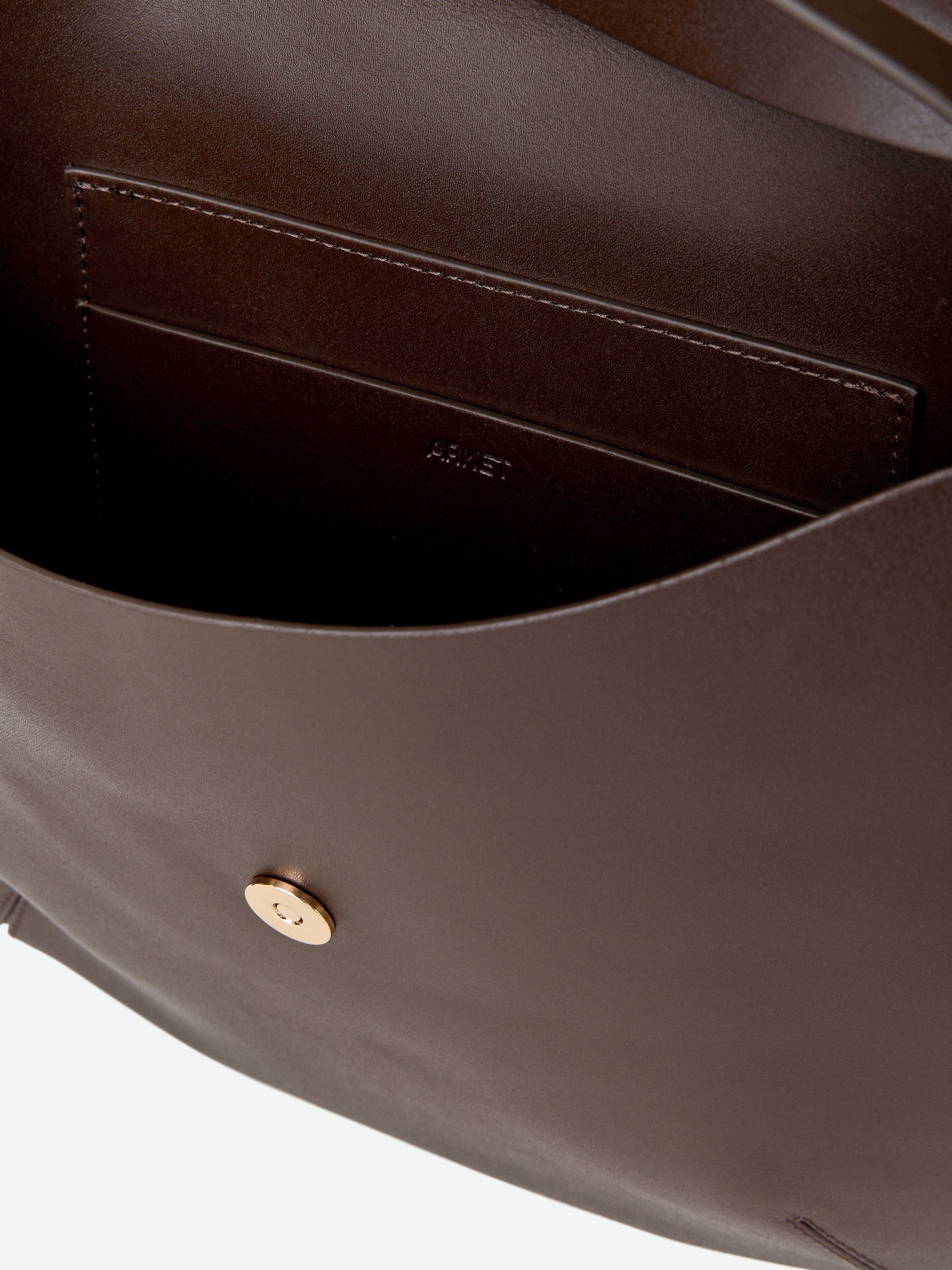 Bolso bandolera de piel - Marrón oscuro - Women - StillMedia/DescriptiveDetail - 4