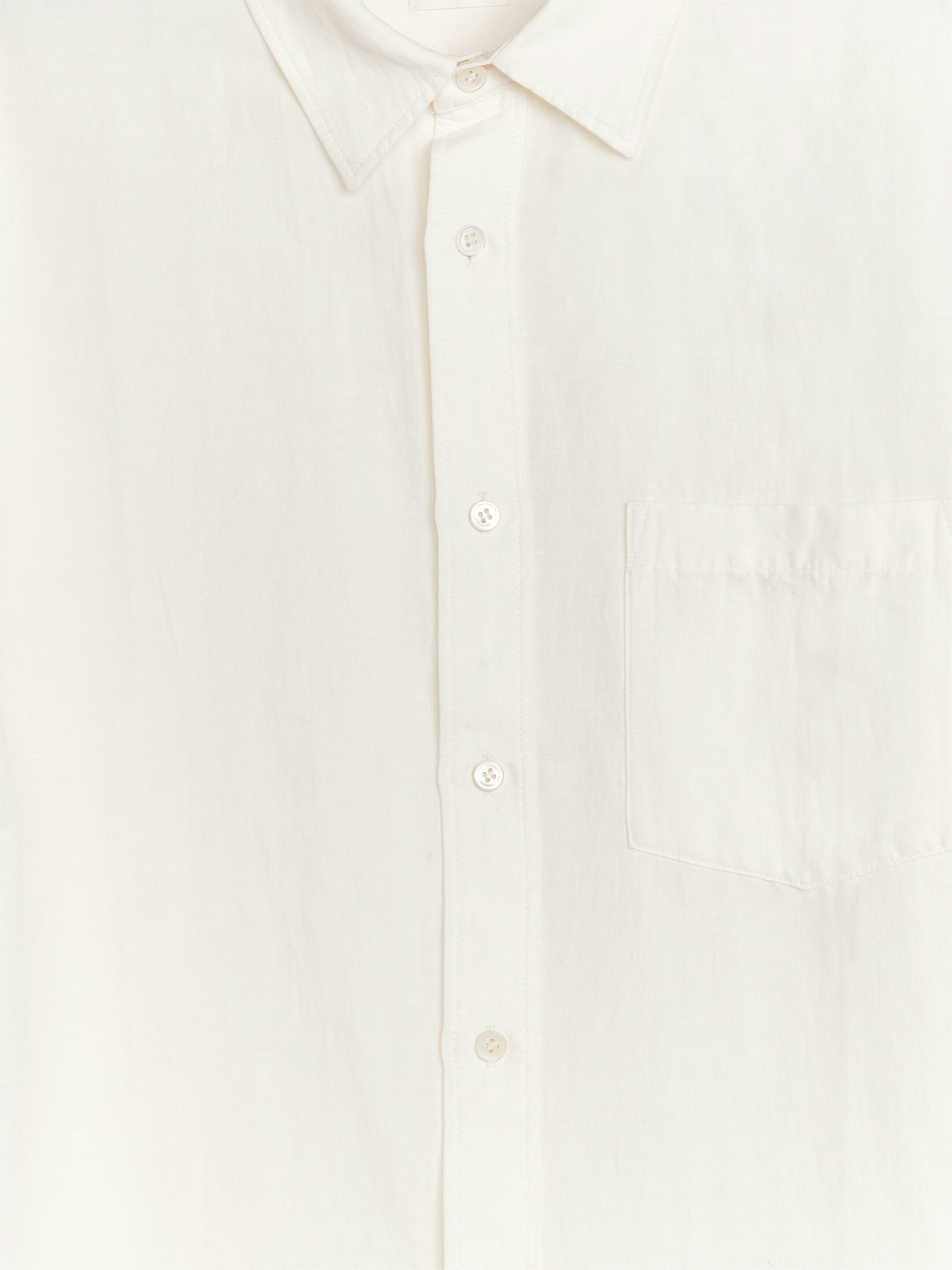 Grösseres Bild ansehen: Lockeres Hemd aus Leinen und Baumwolle - Cremeweiß - HERREN | H&M CH 2