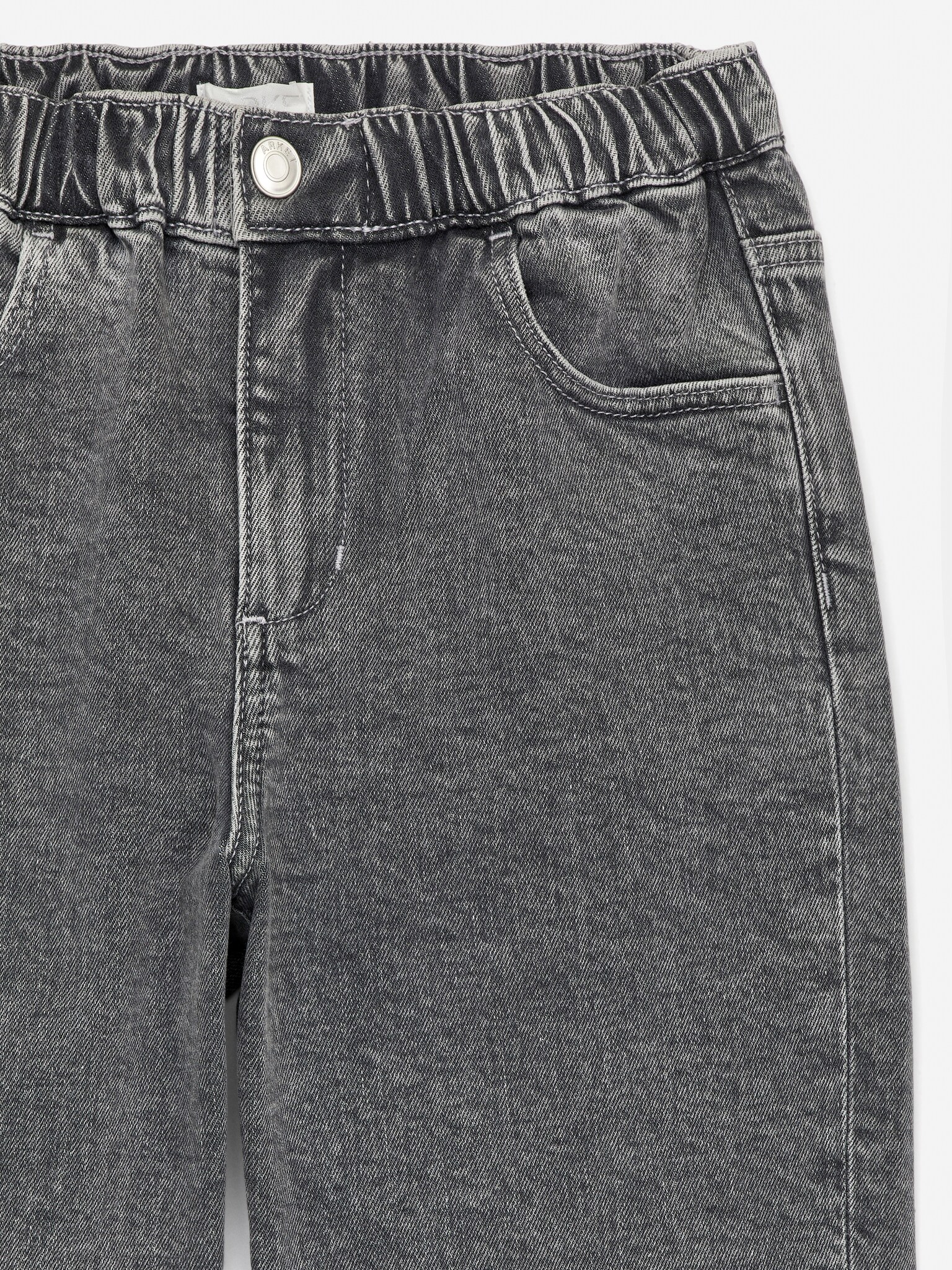 Shorts in denim - Grigio - 3