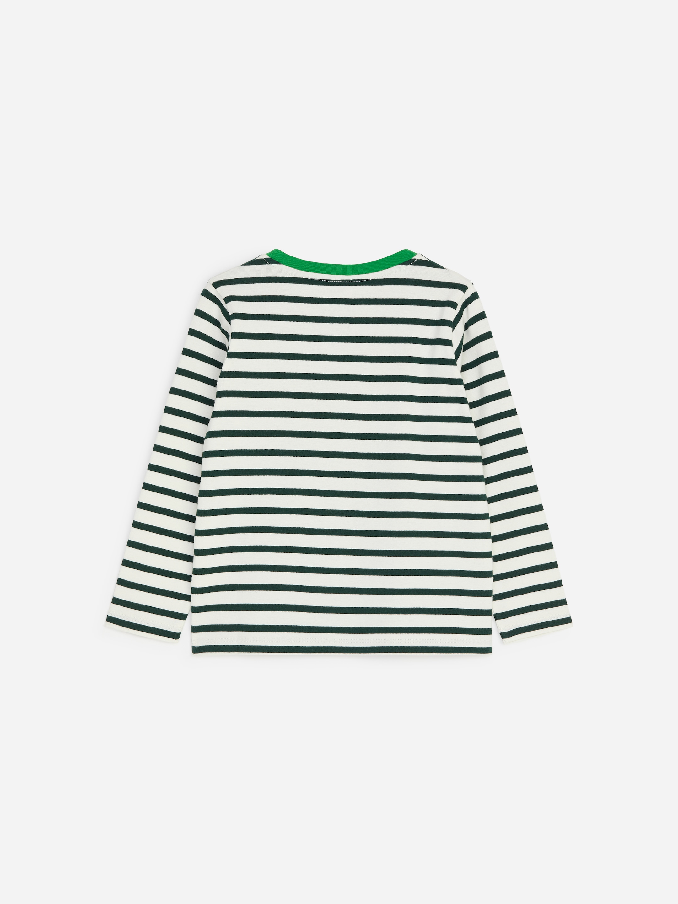 Camiseta de manga larga - Blanco/verde oscuro - Corte estándar - children - StillMedia/DescriptiveStillLife - 3