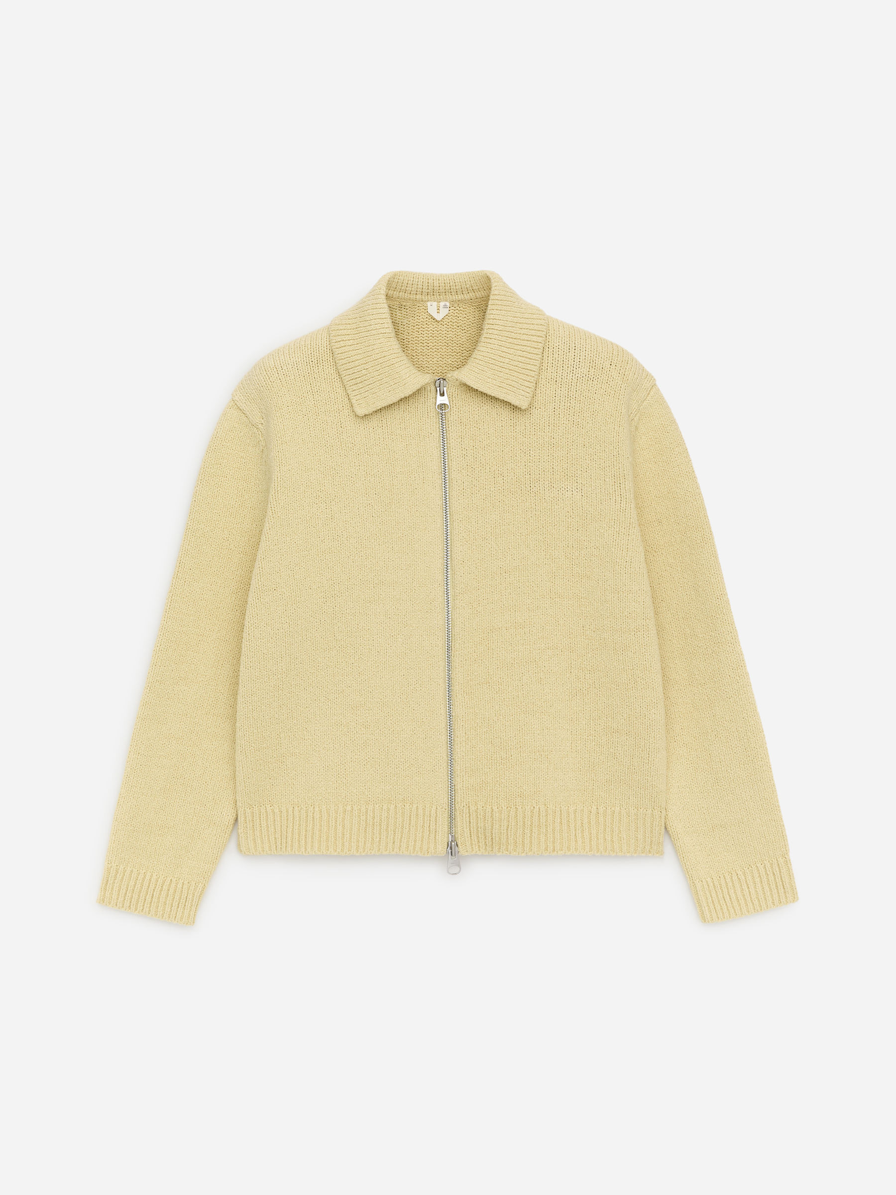 Kofta med dragkedja-#F0E6A0-18088