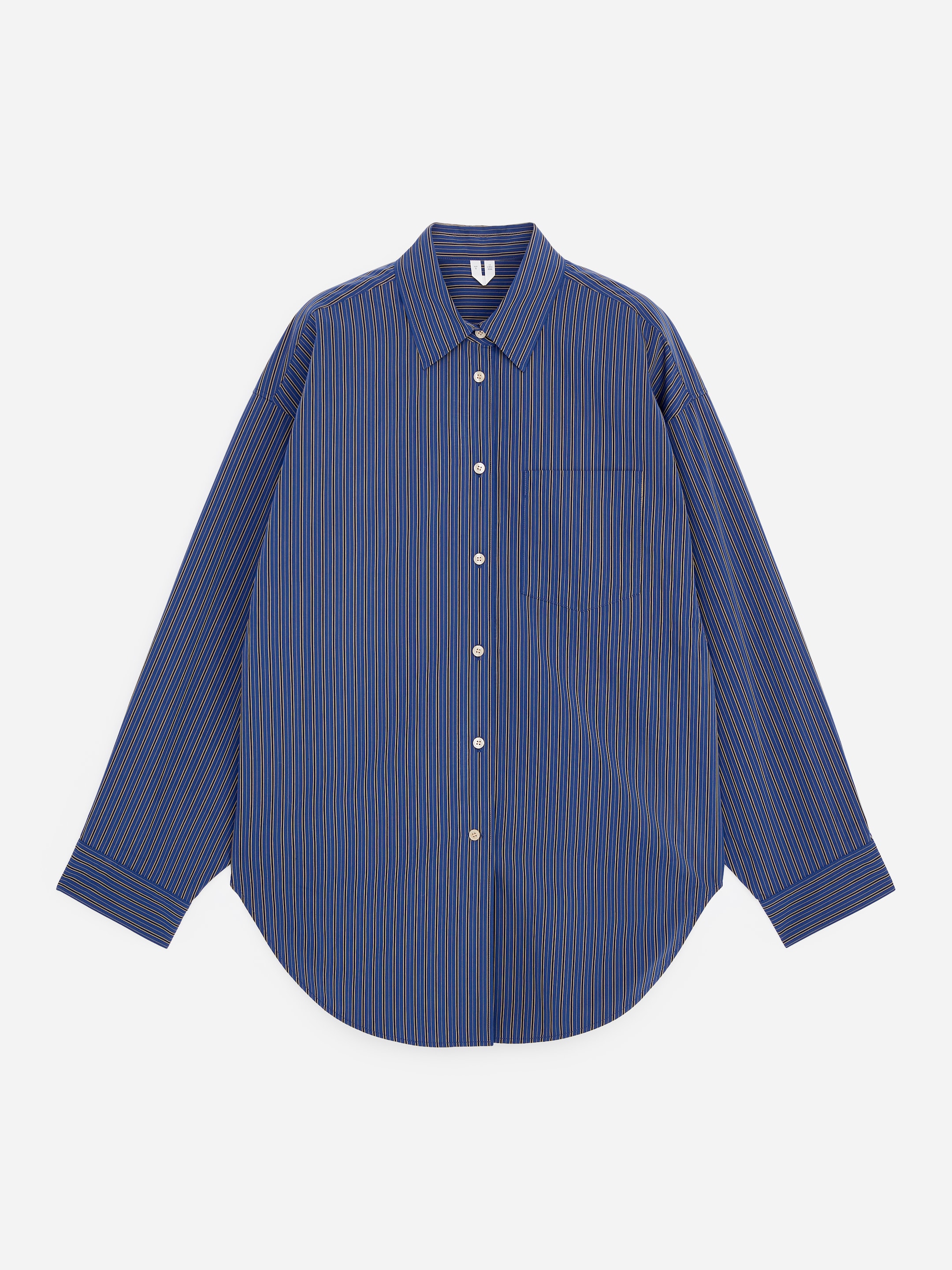 Oversized Batwing Shirt - Blue - Oversized - women - StillMedia/DescriptiveStillLife - 1